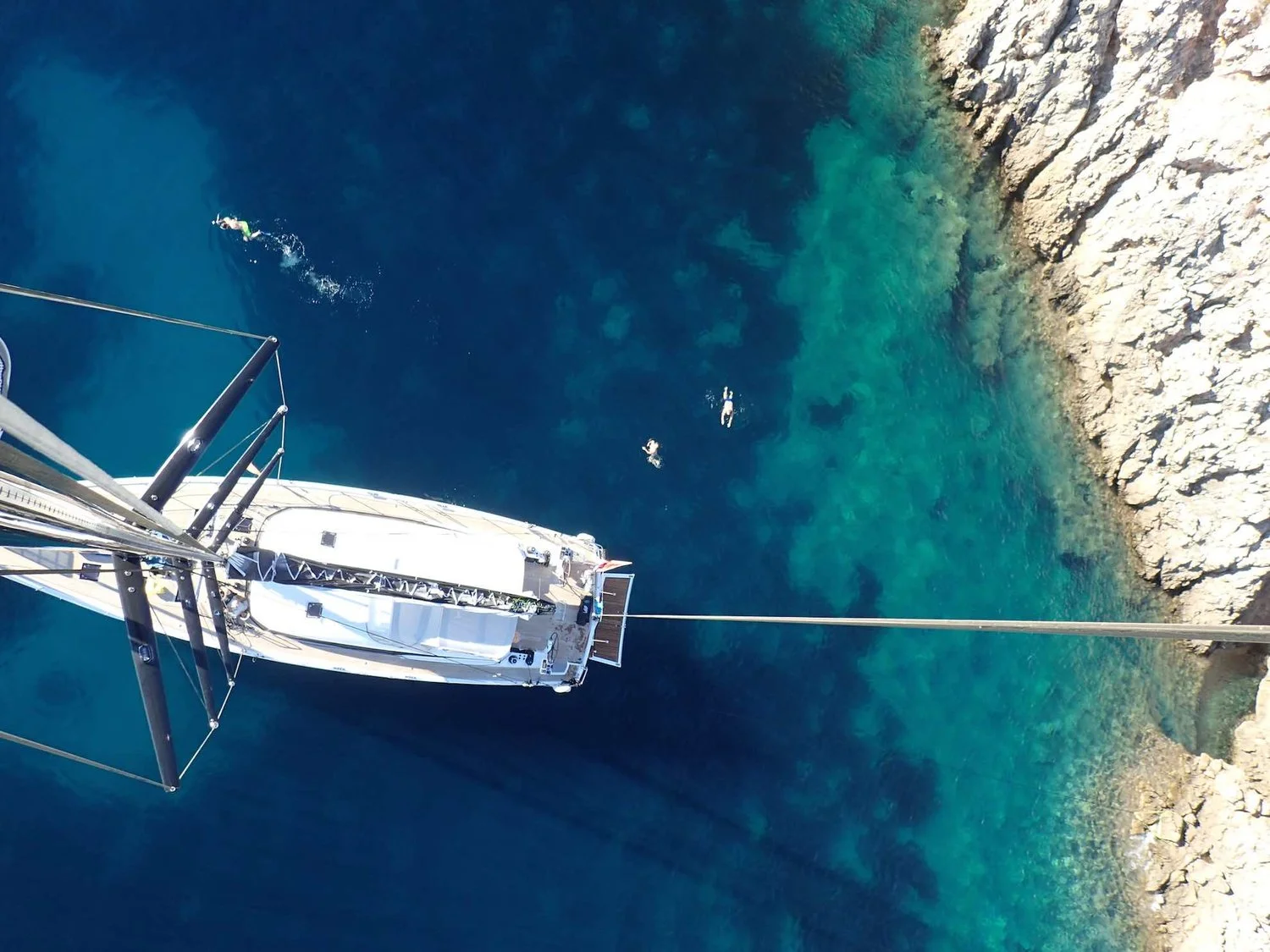Traumhafter Ankerplatz, allein für uns
