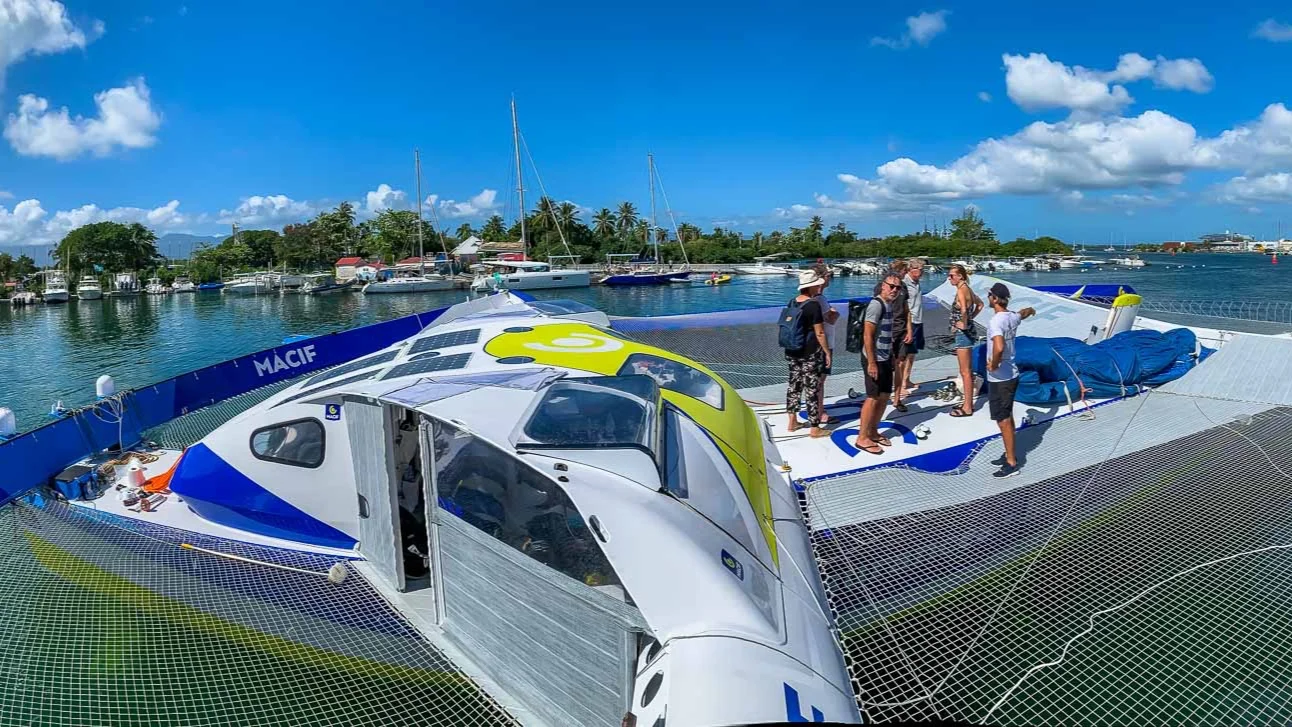 Exklusiver Einblick in eine segelnde Rakete