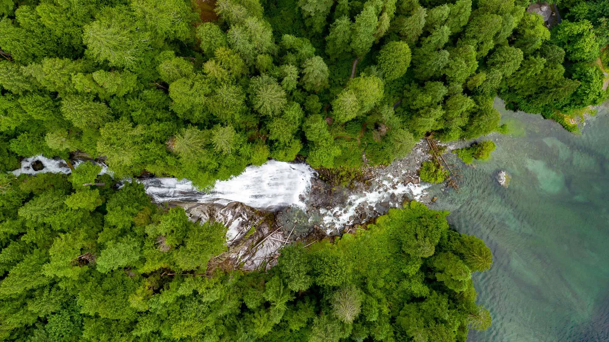 Zum höchsten Wasserfall