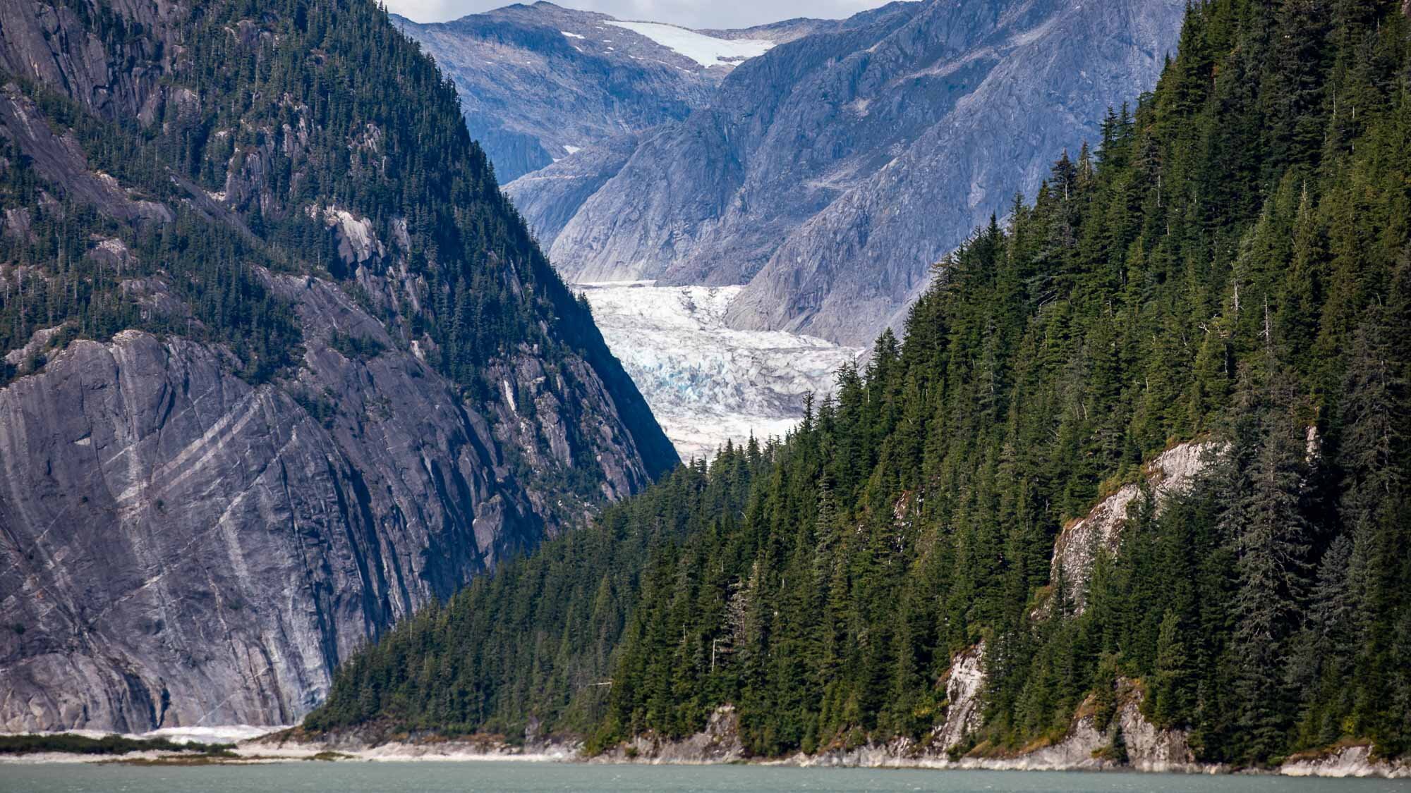 Die Bucht, in die der Gletscher mündet