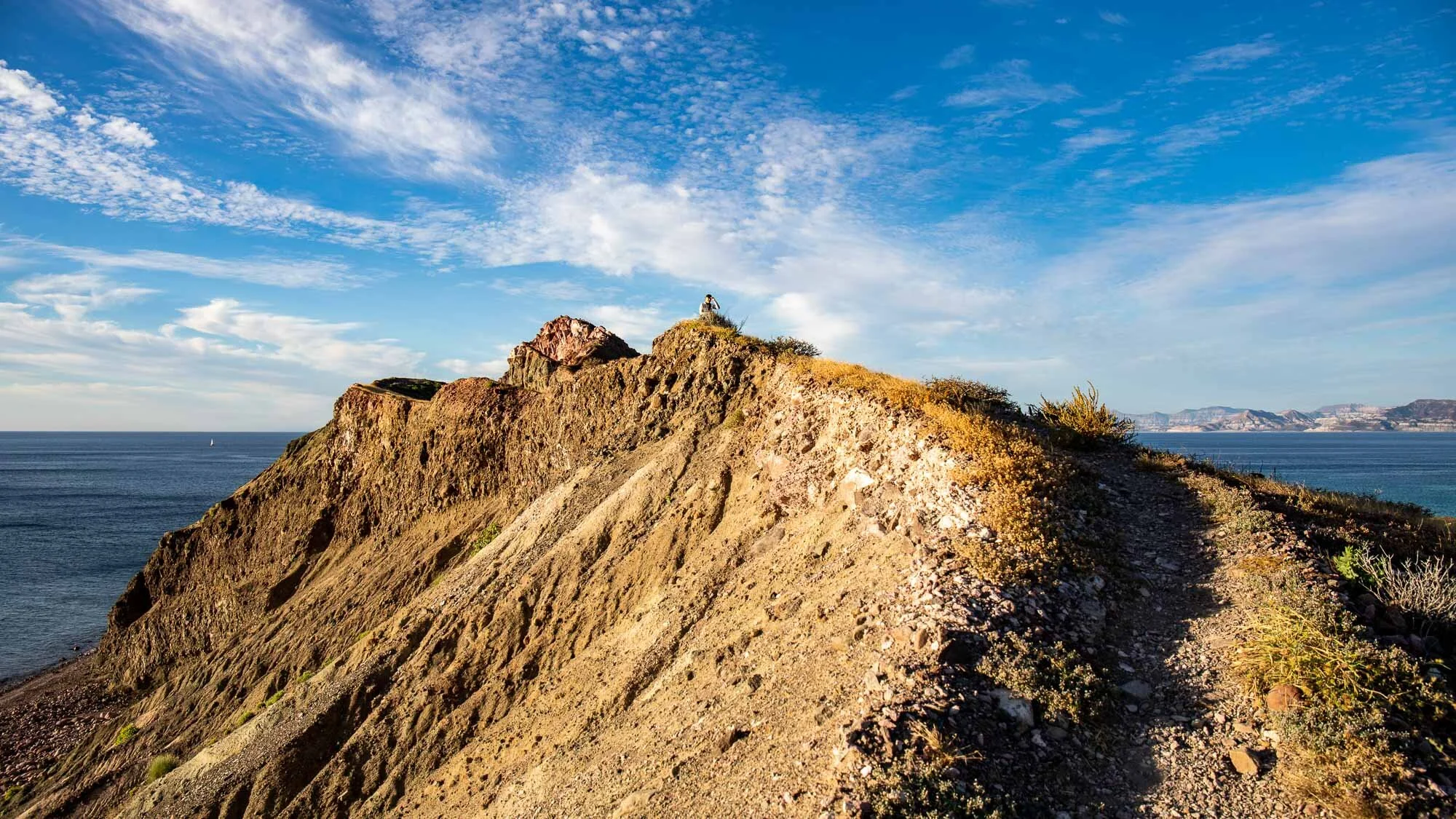 Einsam auf festem Boden