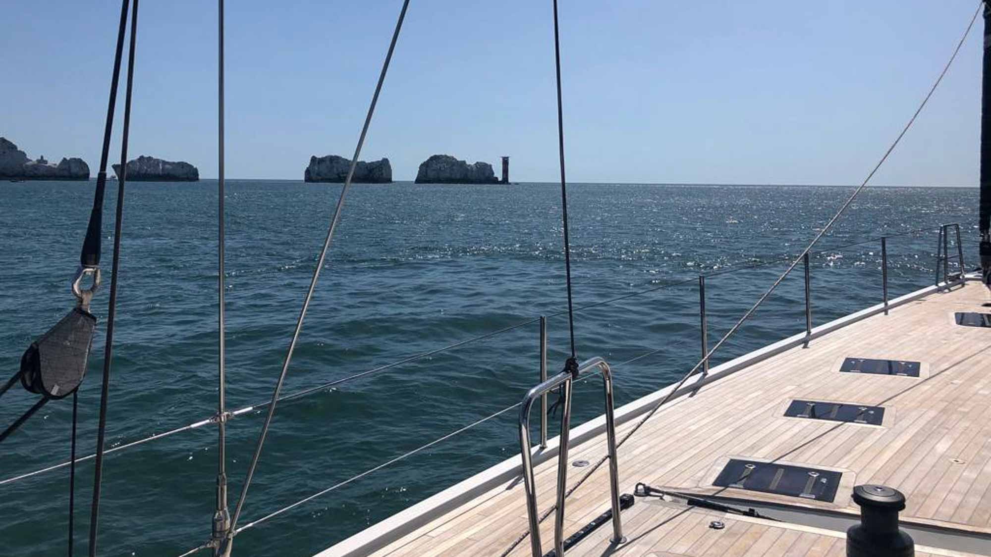 Etappenhafen ist Gosport bei Portsmouth unweit der Isle of Wight