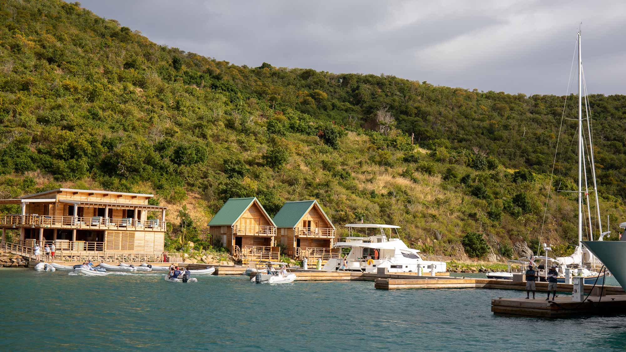 Beim Bitter End Yacht Club