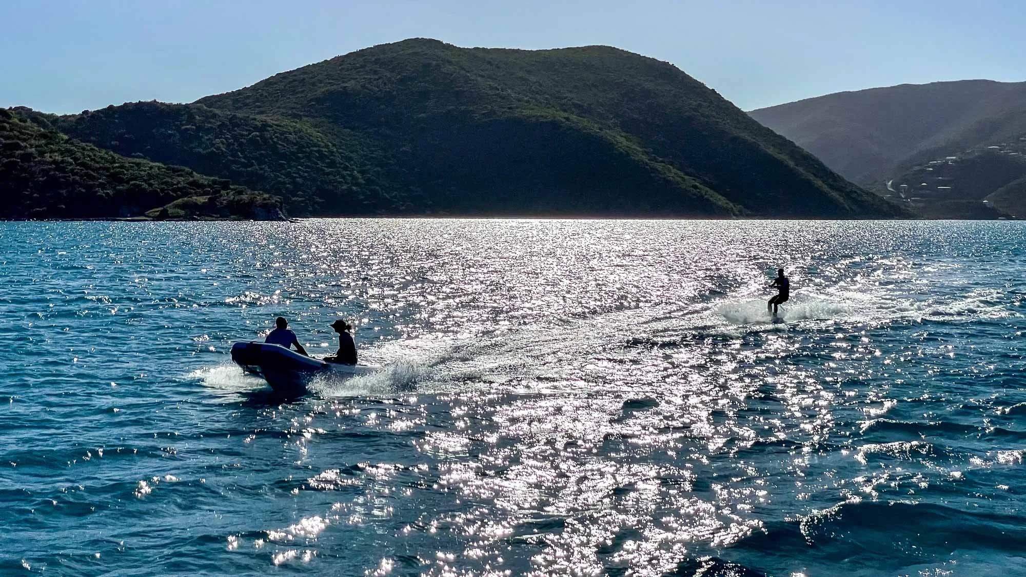 Kleine Wassersport-Einlage