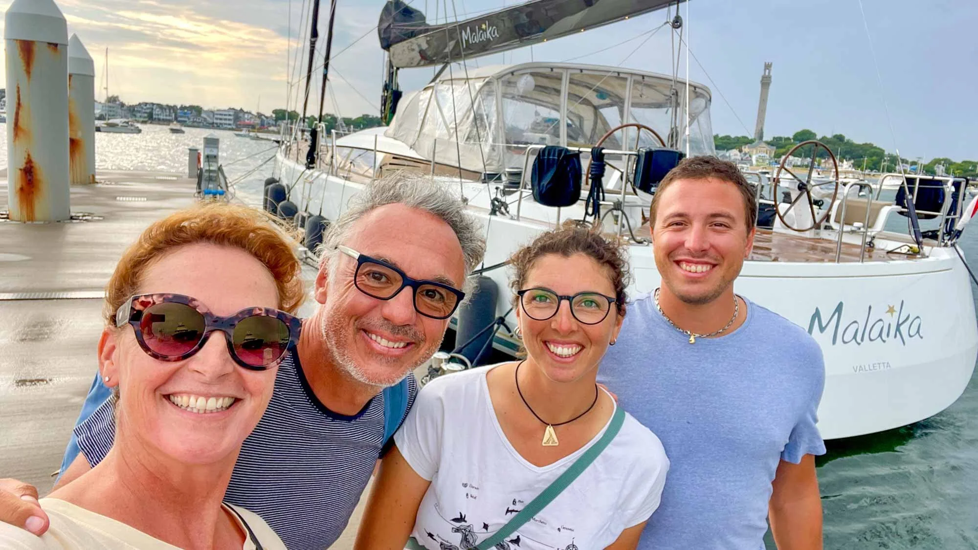 Mit Freunden am Strand