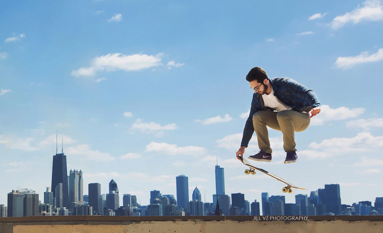 Skateboard Photos - Downtown Chicago