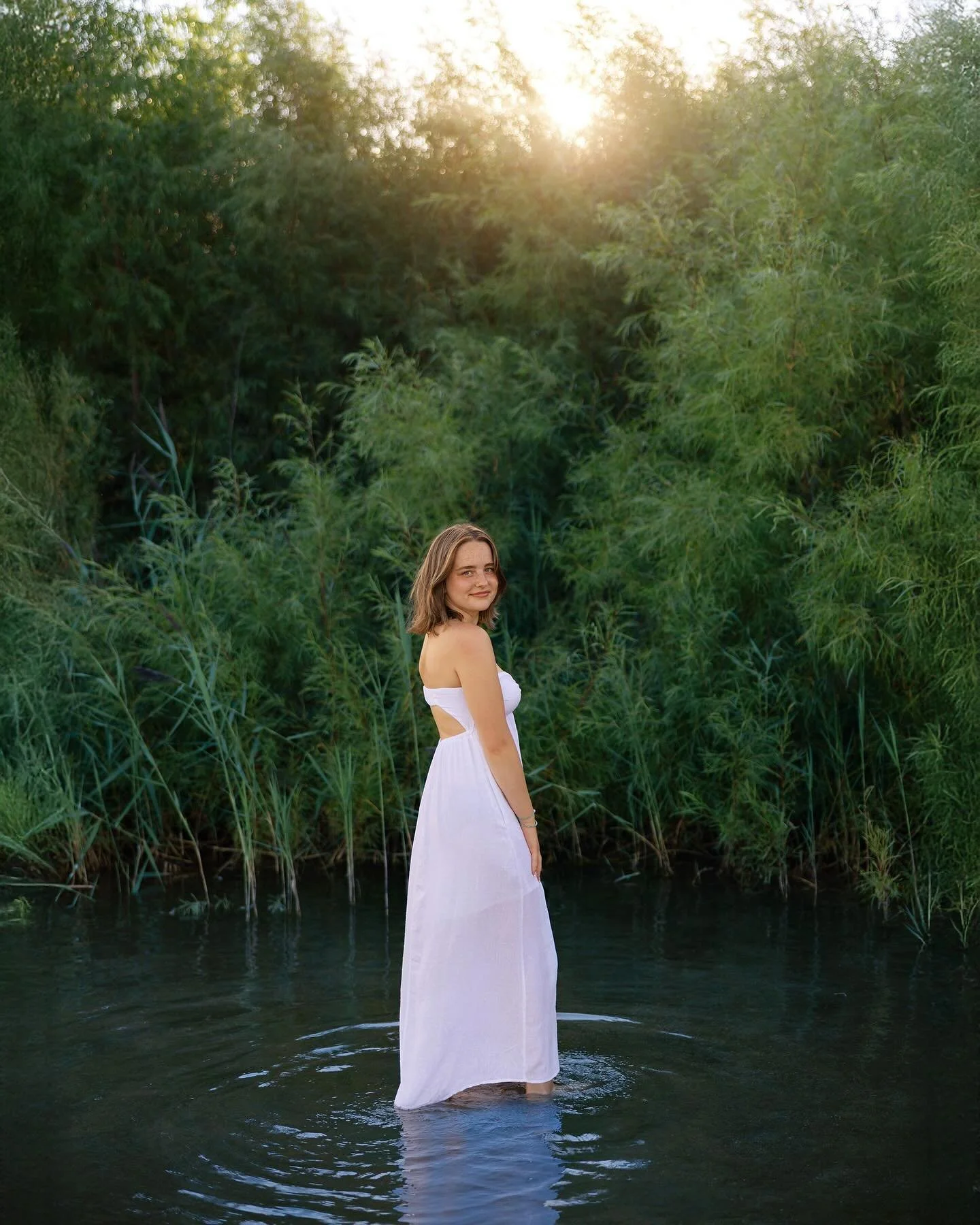 Some of Olivia&rsquo;s favorite nature photos from her senior session - along with a fun pic with her twin, Owen. ☀️Beautiful evening. #classof2026