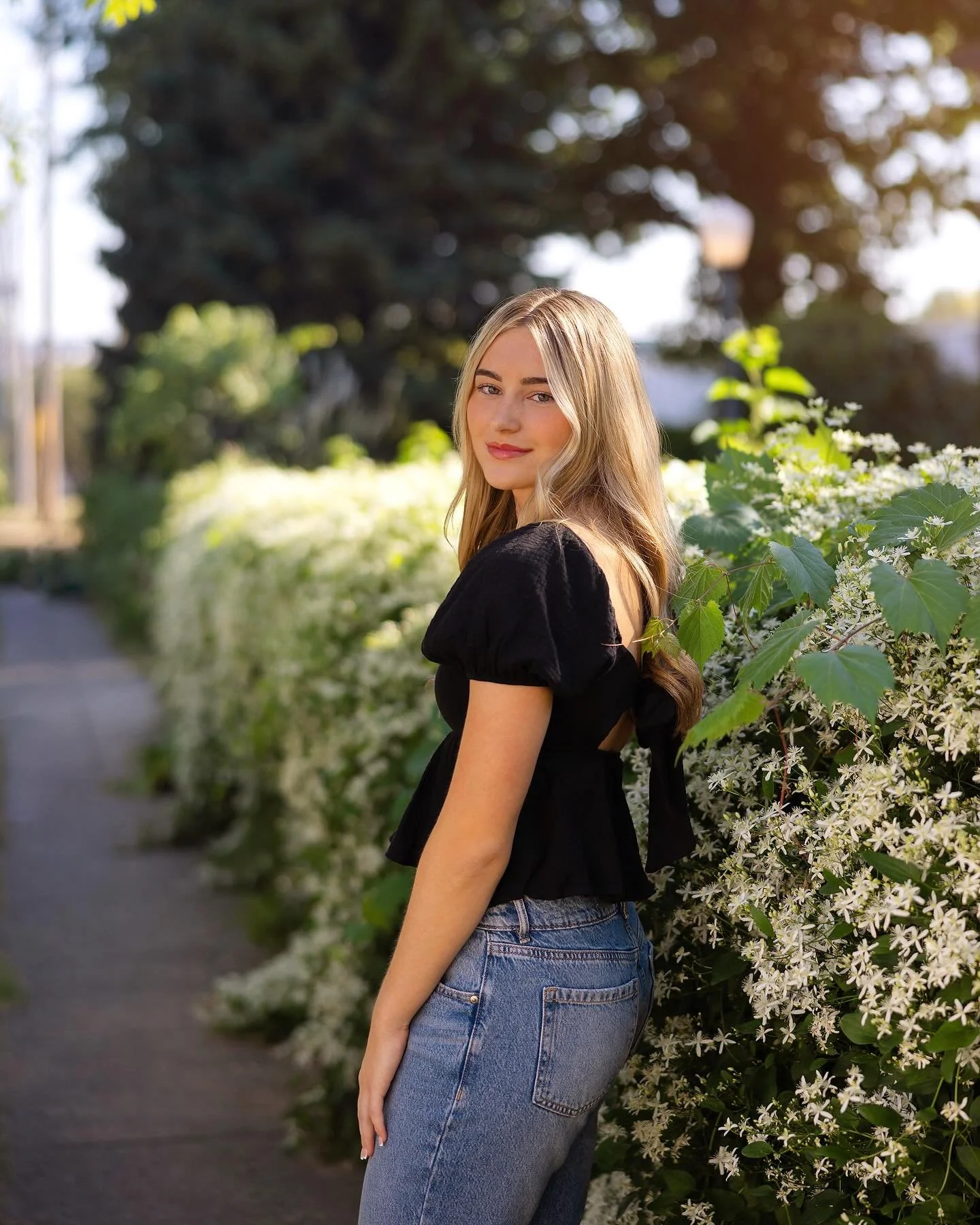 Fun adventure with Maslyn. Made it to the track just as the sun was going down! #seniorphoto #classof2026