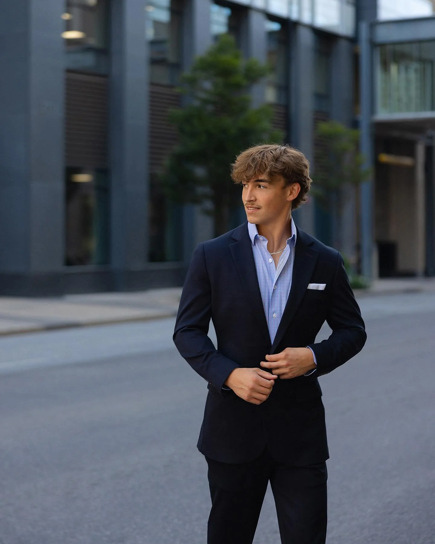 Senior session with Jack &mdash; Love that we started and ended with his suit. #classof2026