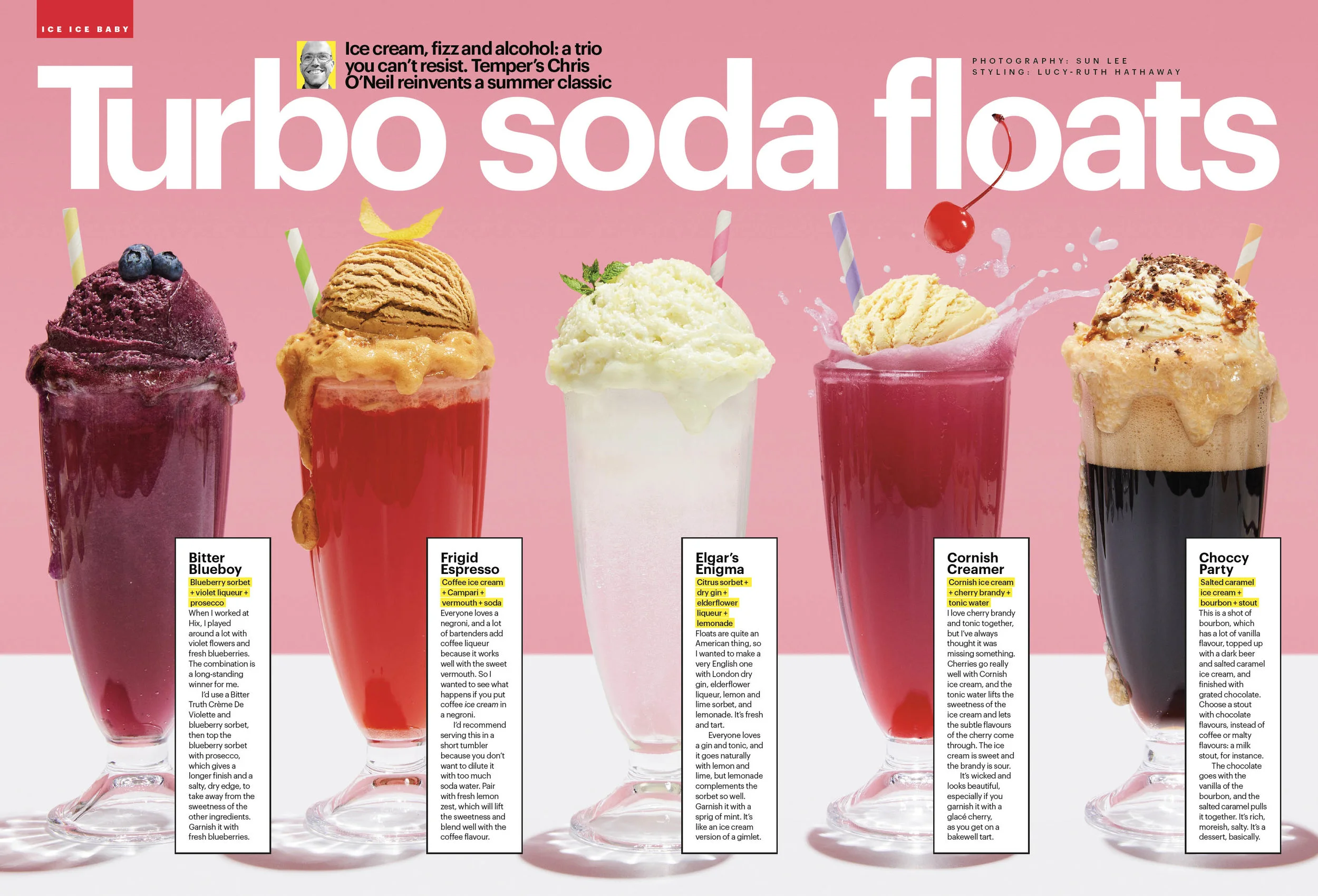 Turbo Soda Floats for ShortList Magazine