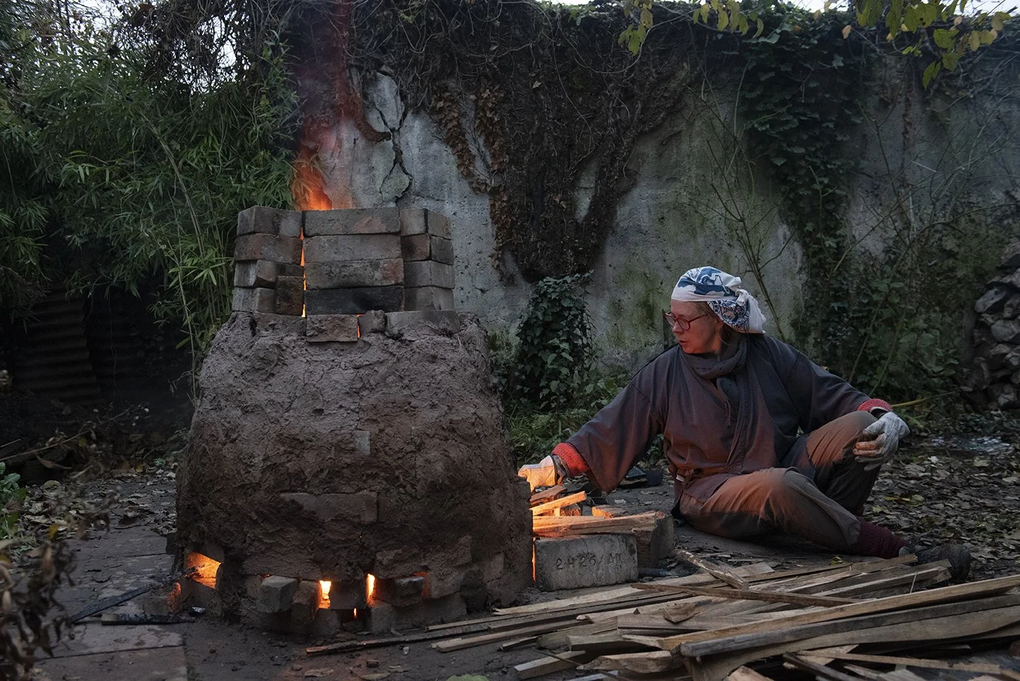 firing in the ''Hive kiln''.jpg