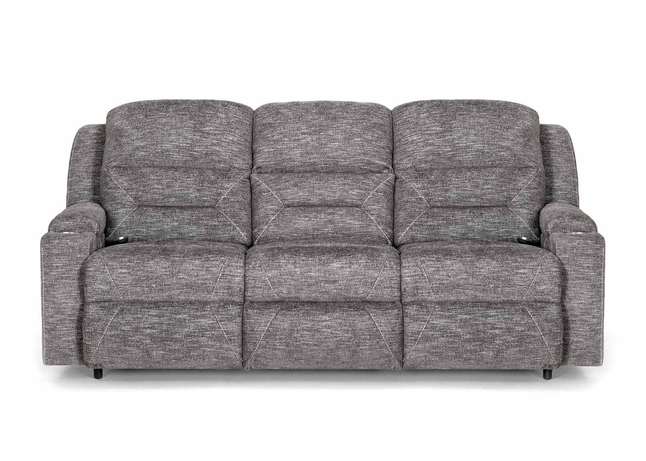  79847 Triple Power Reclining Sofa - Front View 