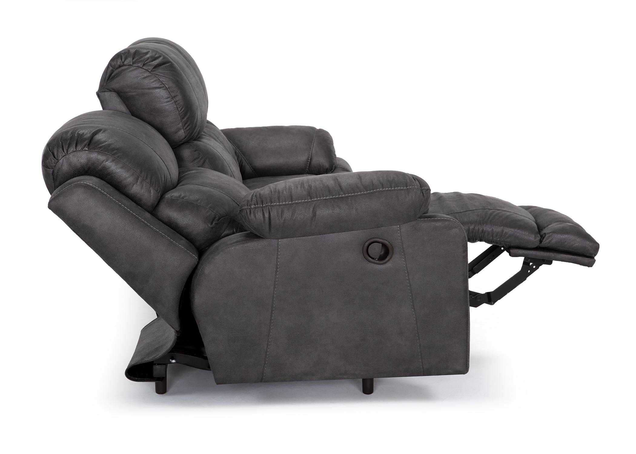  635 Dayton Collection in 3010-02 Westview Slate - Side/Reclined 