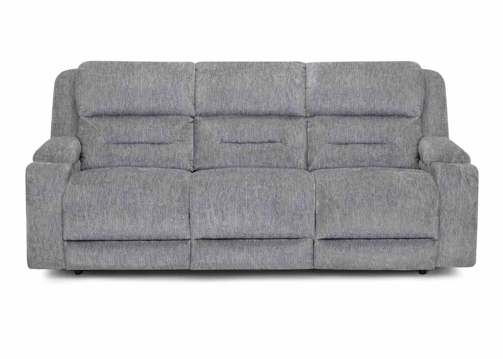  65247 Ace Reclining Sofa in 1015-06 Plush Gray - Front 