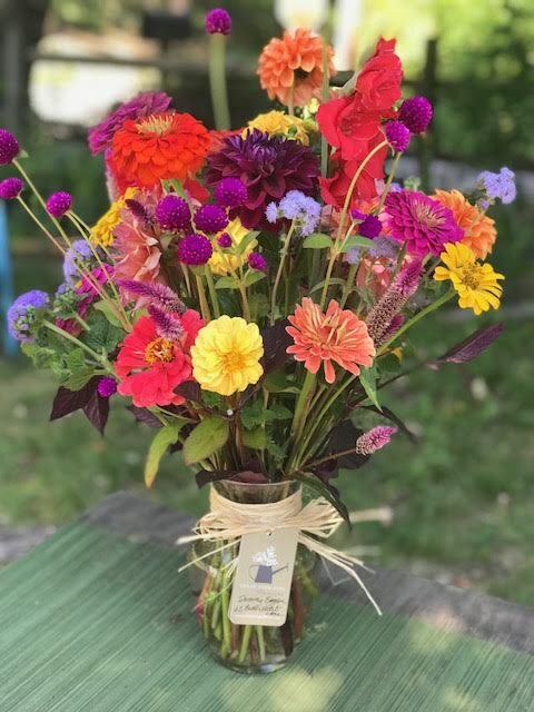 bouquet from Urban Farm Girl Flowers