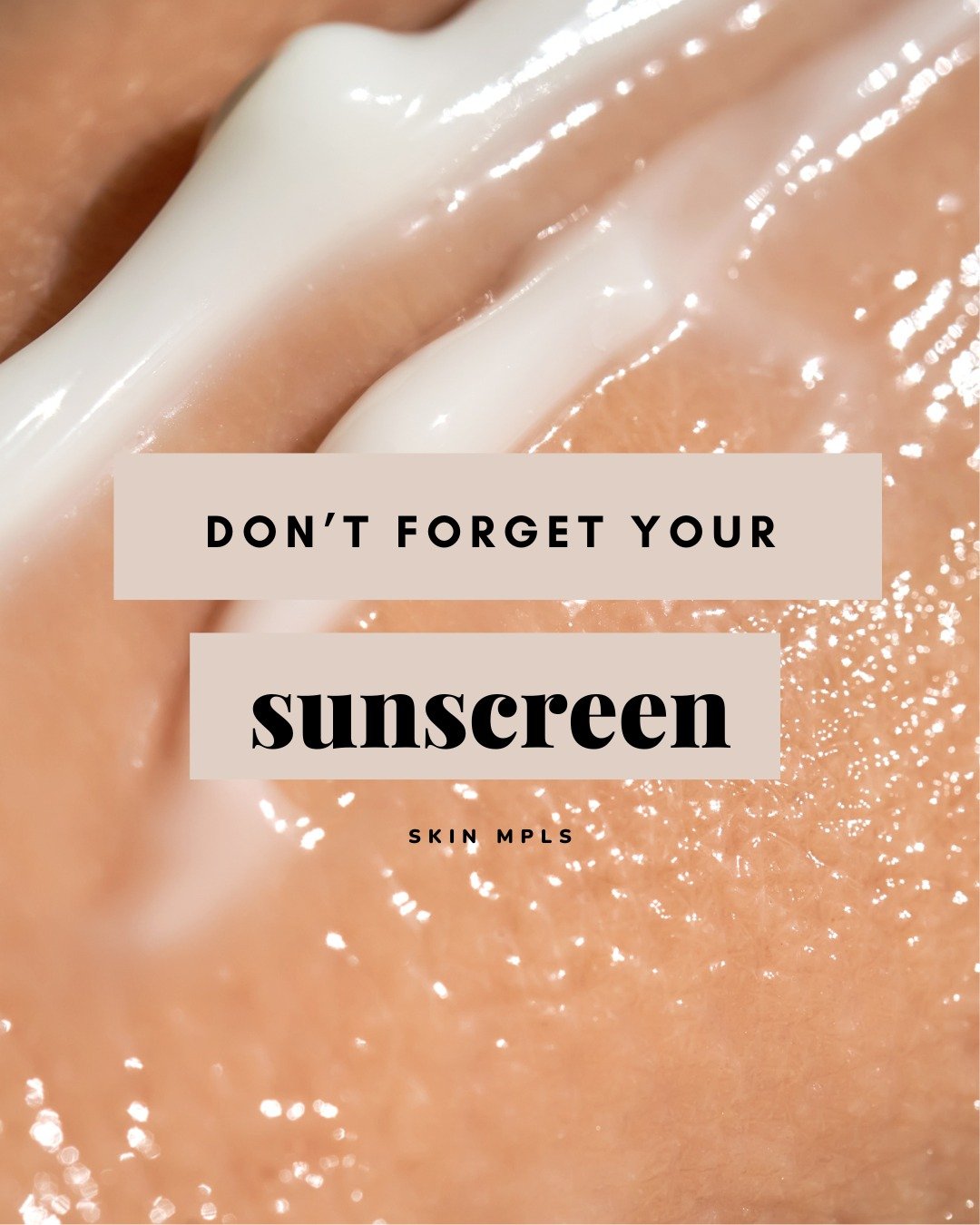 What kind of aestheticians would we be if we didn't remind you to pack, apply, and reapply sunscreen this holiday weekend? 😉

The #SKINMPLS studio will be closed on Memorial Day, but we will be well-rested and ready to treat you on Tuesday during ou