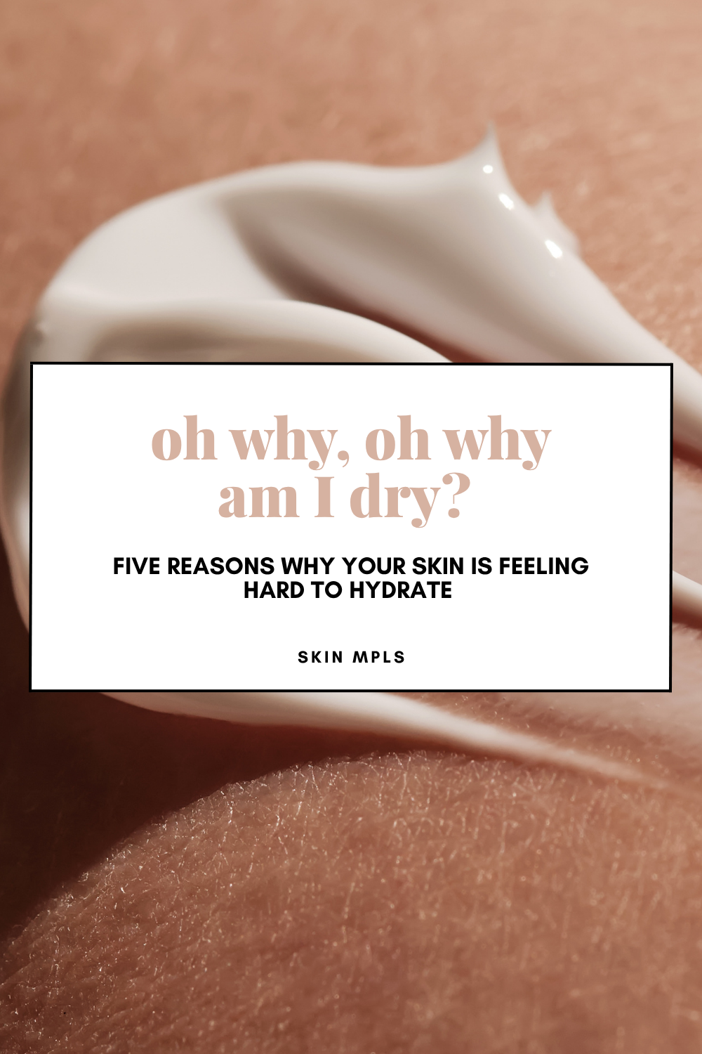 Oh Why, Oh Why Am I Dry? 