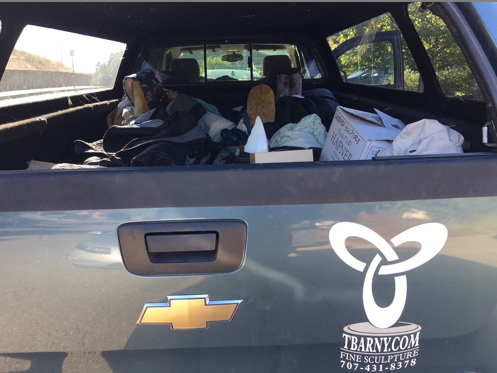  Packed up and ready to go 