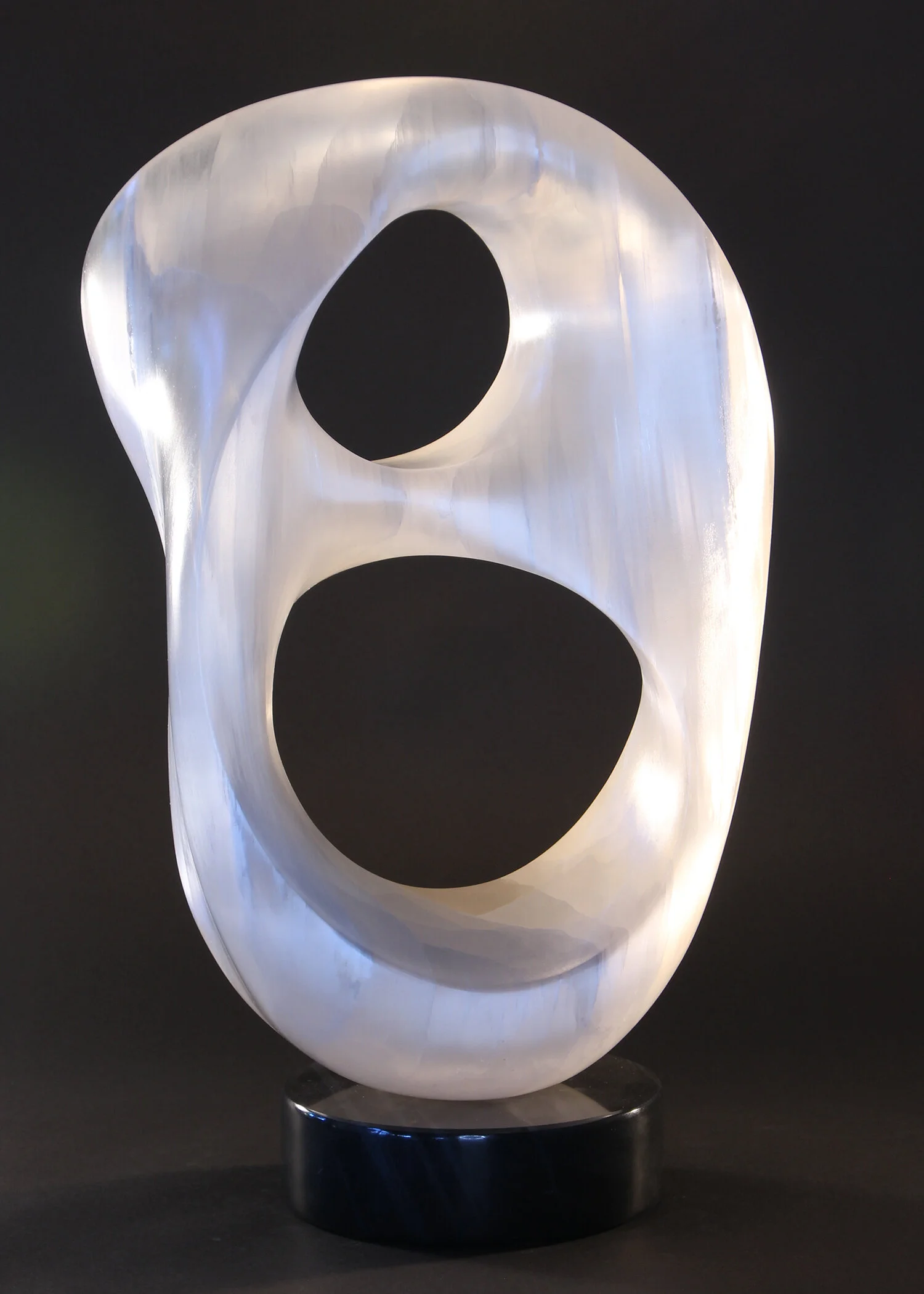  DIAPHANES - ‘Transparent in Greek’, Moroccan Selenite Sculpture 