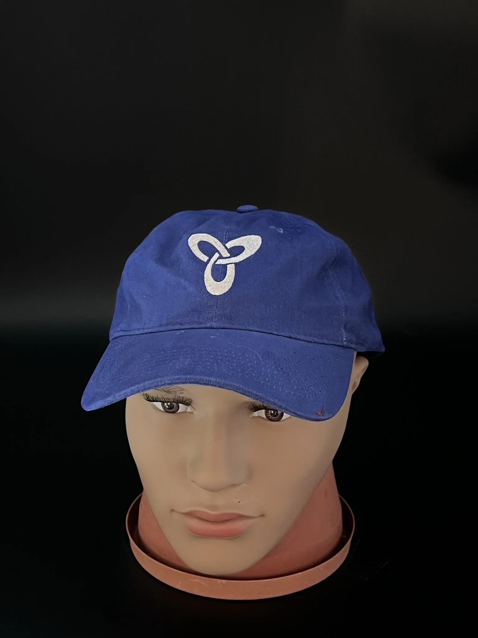 Dk. Blue & White Logo Cap