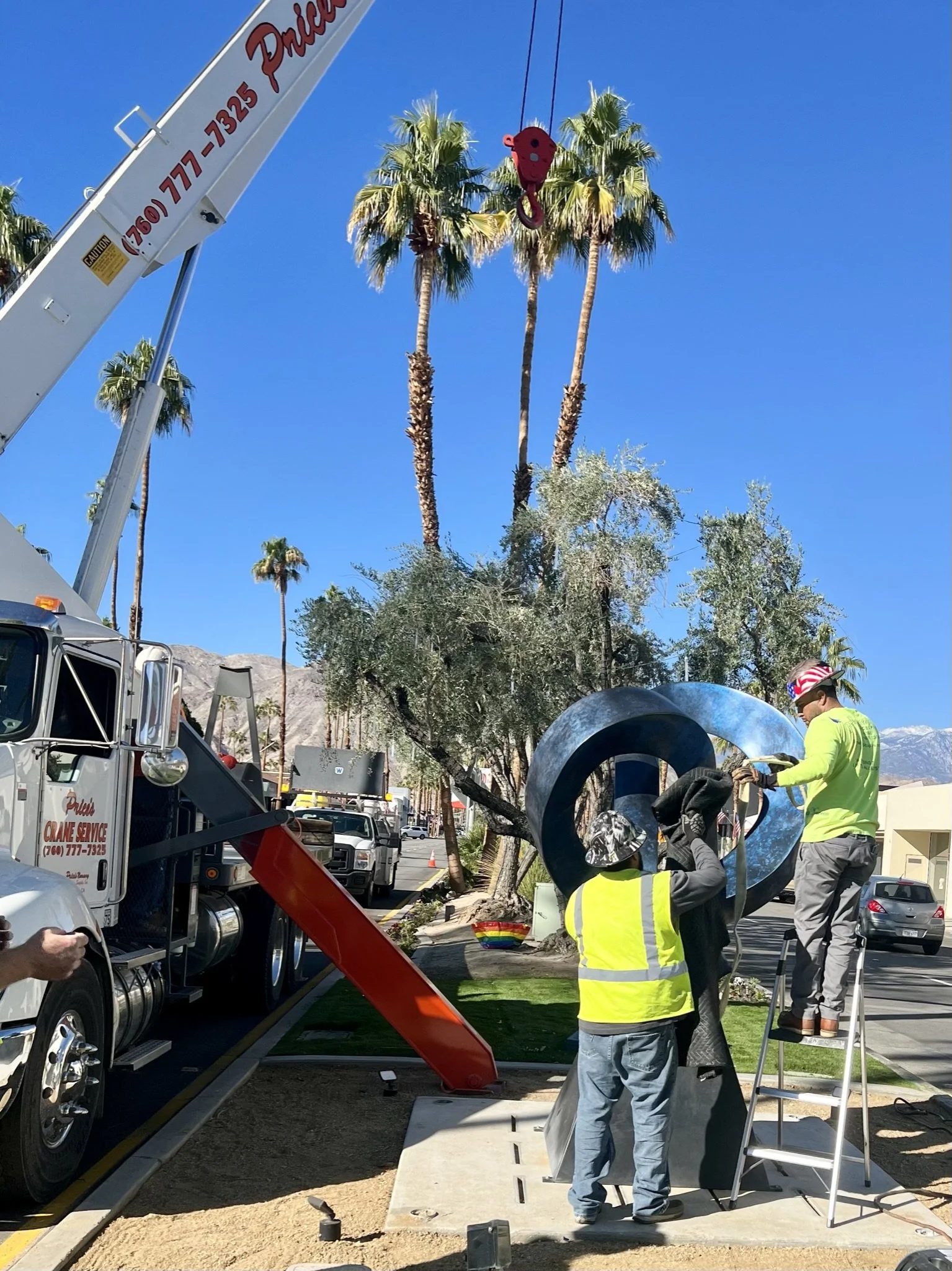                                   The installation of CIRCO X, located on pad #18 at El Paseo and Portola. 