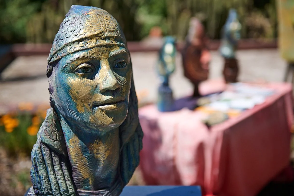  Ceramic, Resin and Mosaic sculptures by Peter & Robyn Crompton 