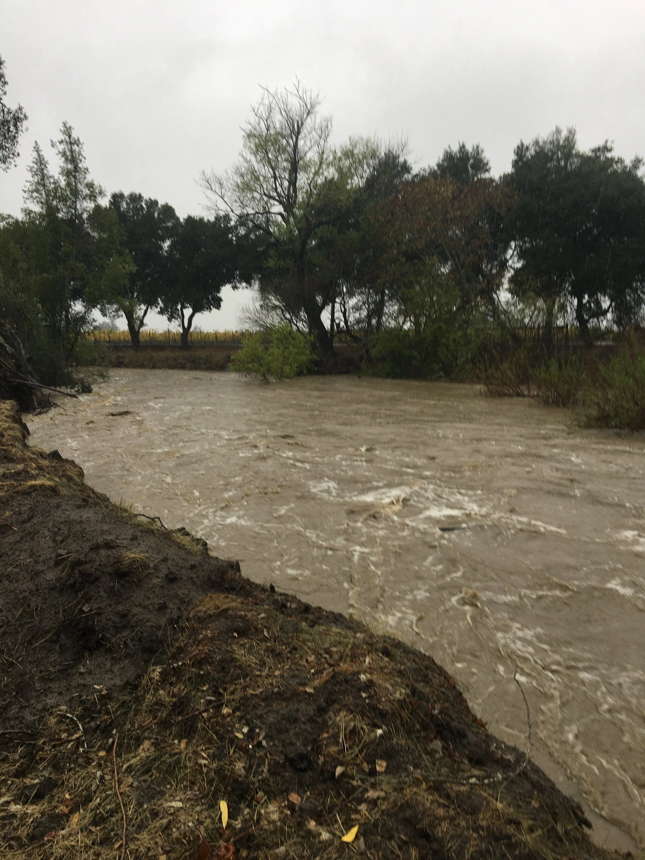   During the flooding from our atmospheric river  