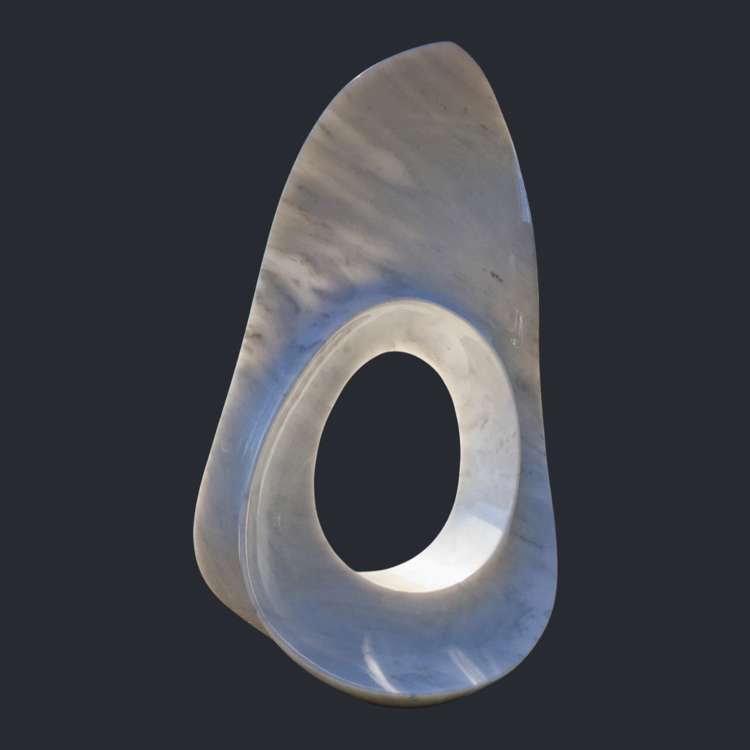   The finished sculpture  