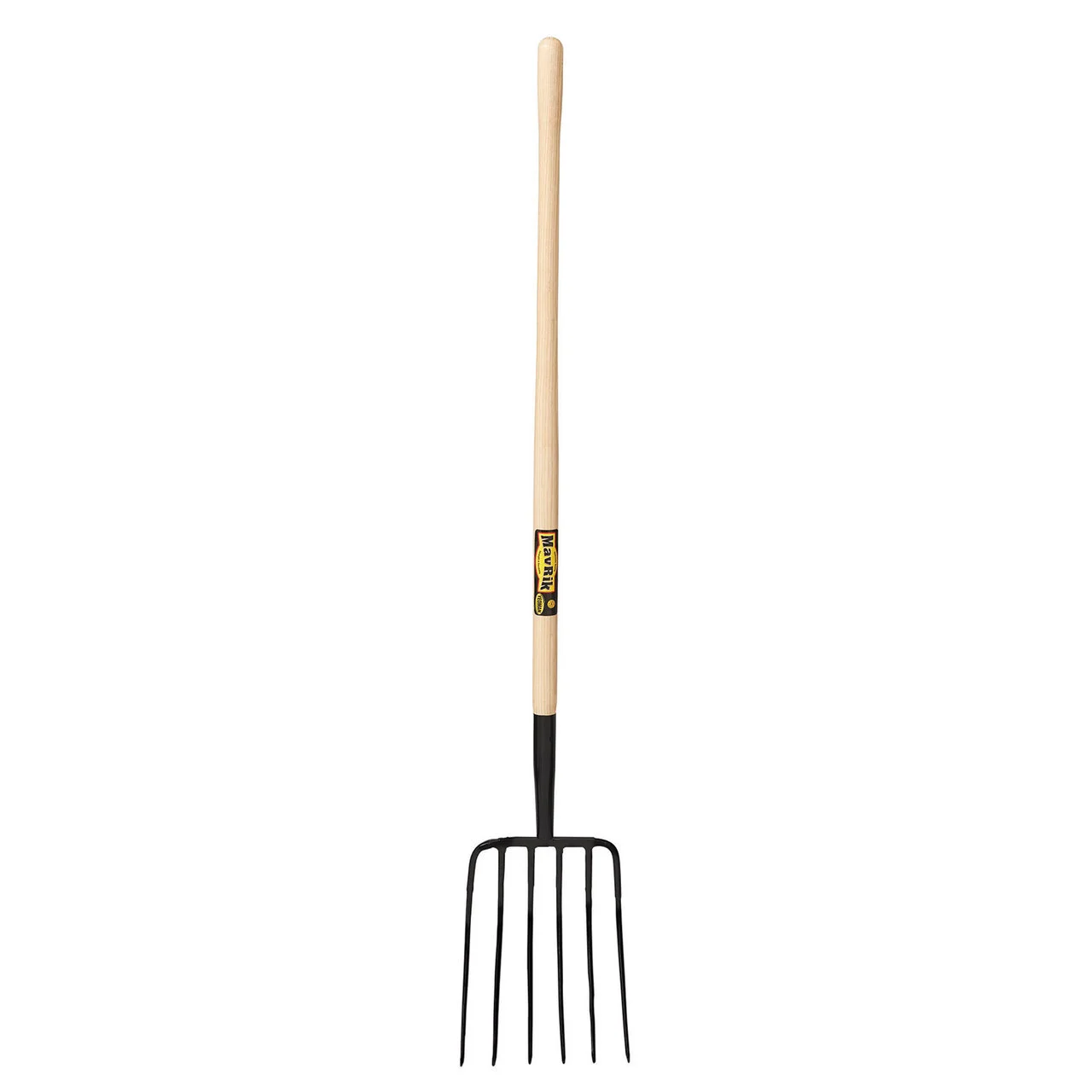 6-Tine Manure Fork Wood Handle