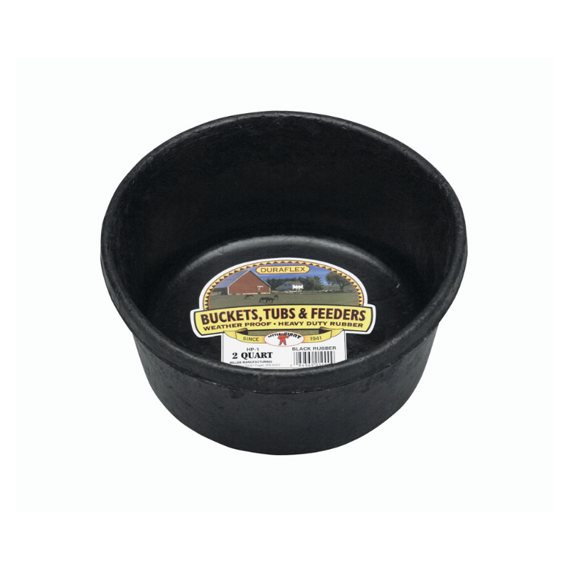 2 Qt. Rubber Feed Pan