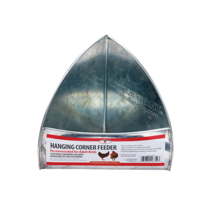 Galvanized Hanging Corner Feeder