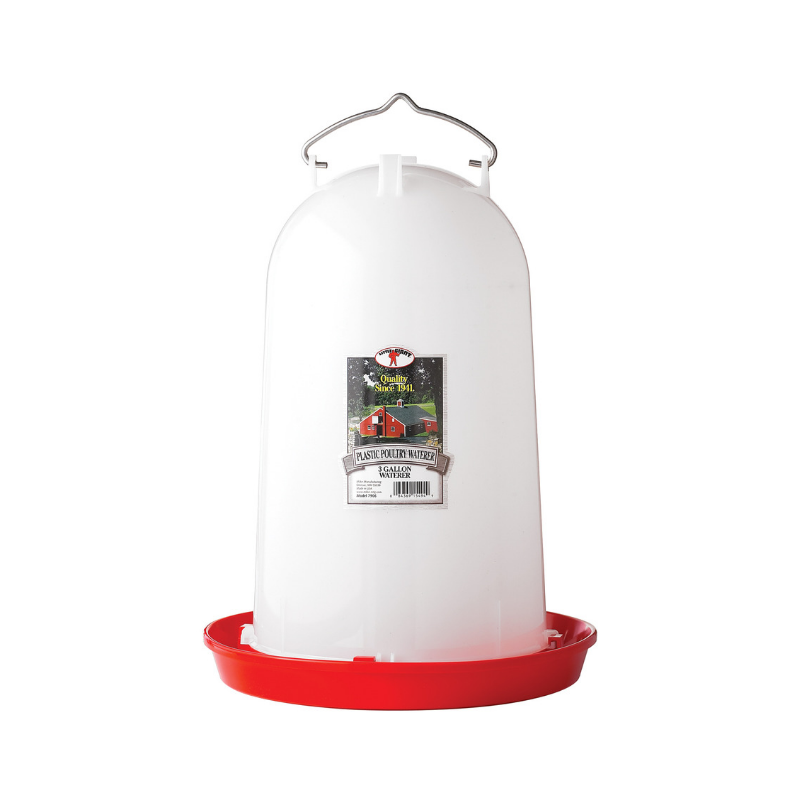 3 Gallon Poultry Waterer