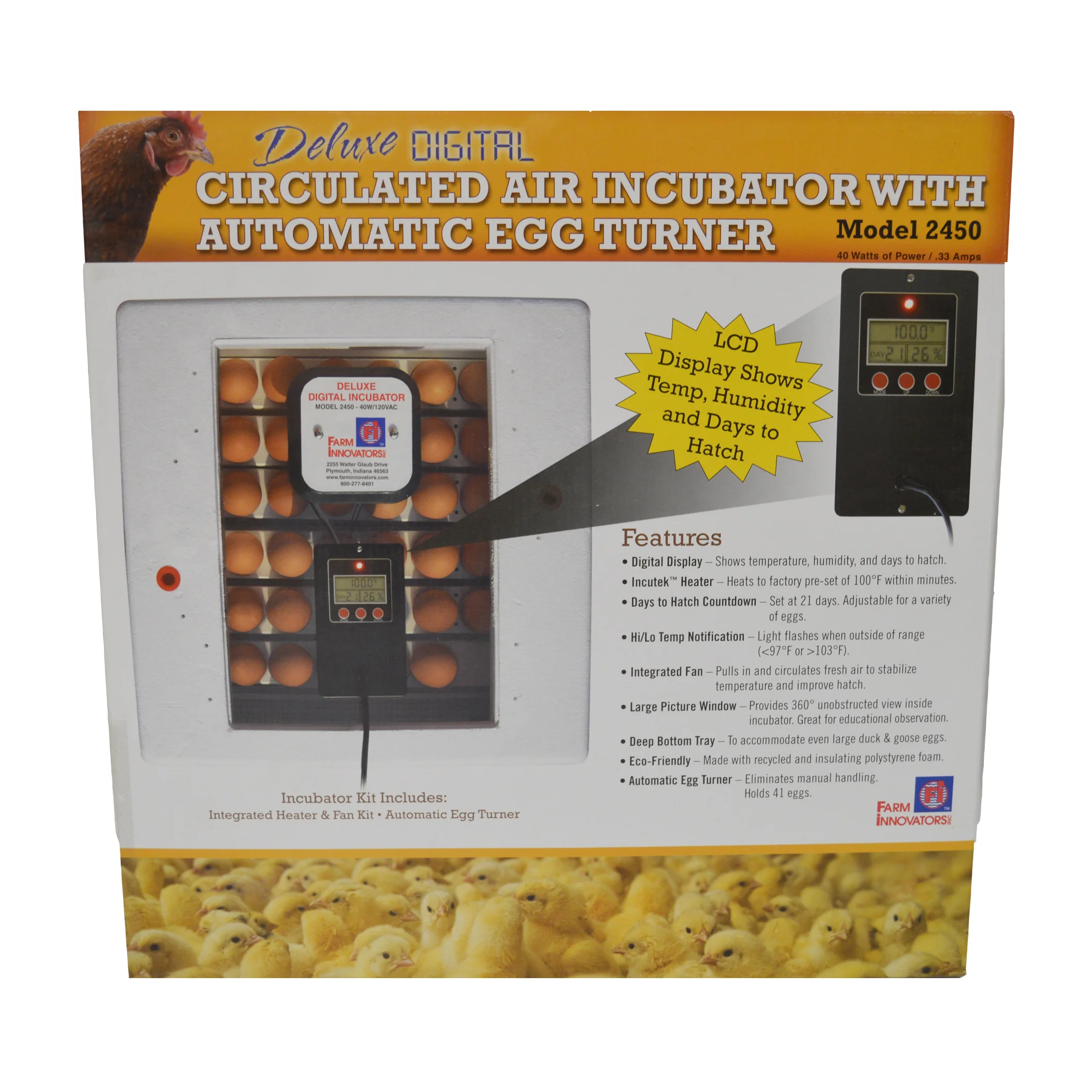 Deluxe Digital Incubator