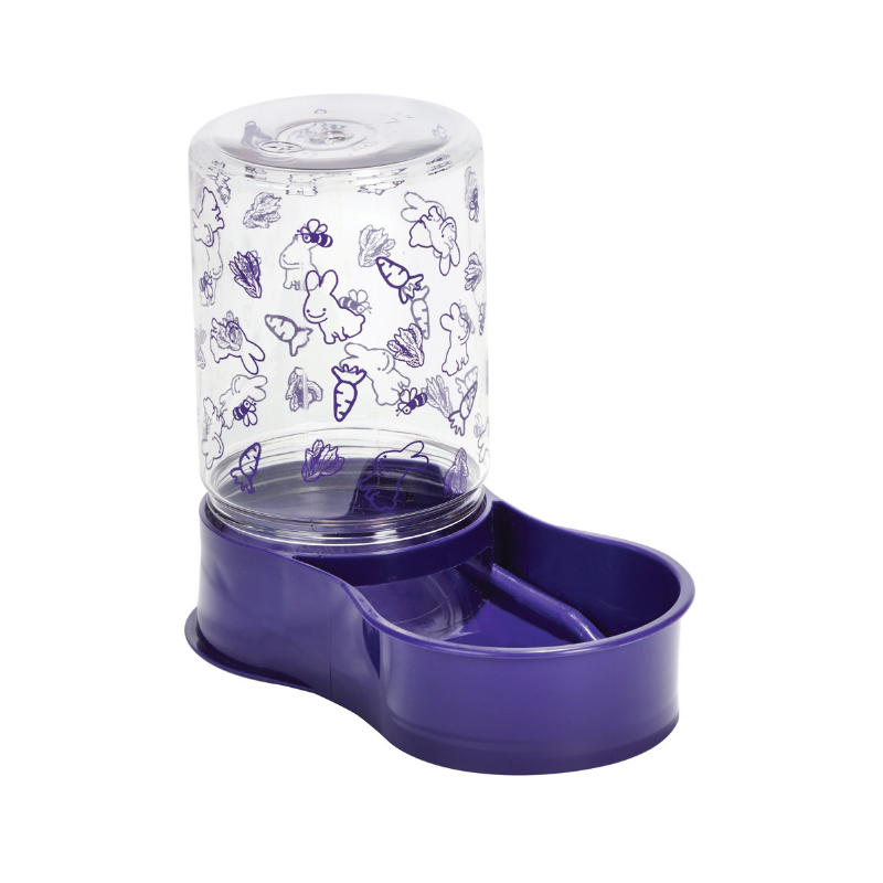 thumbnail image 2 of Lixit Reversible Waterer/Feeder For Rabbits & Small Animals - 48 Oz Gravity Feed System 2 of 13