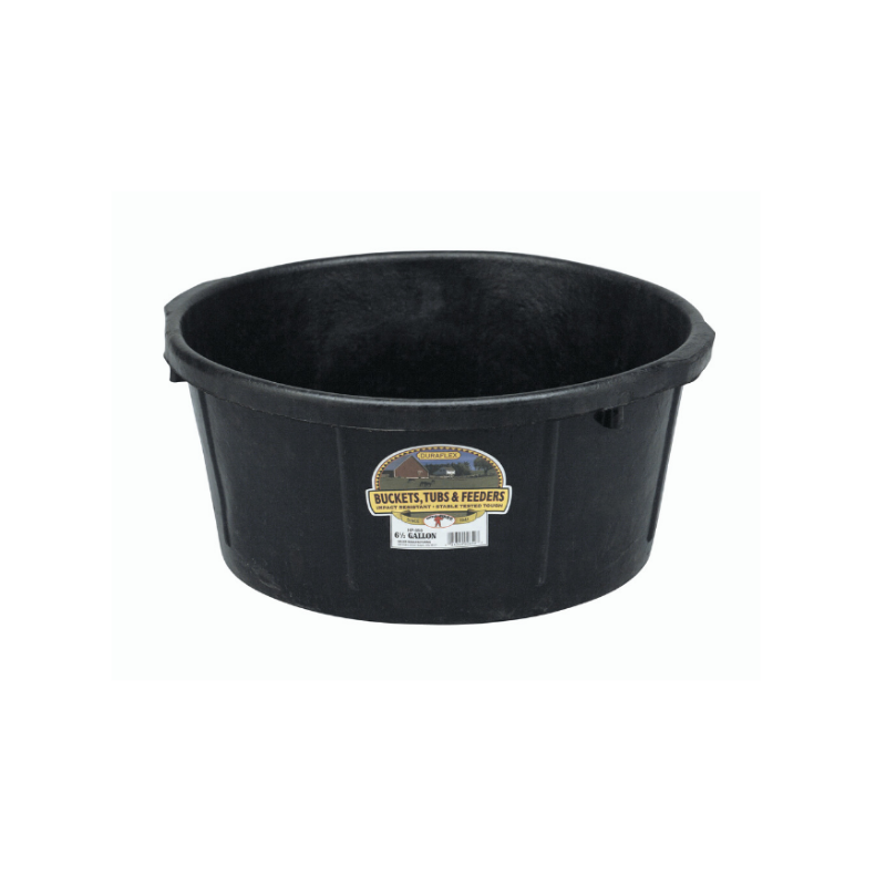 6.5 Gallon Rubber All Purpose Tub