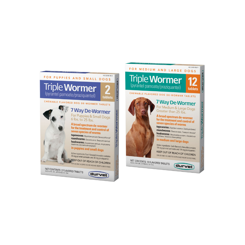 triple wormer for puppies and small dogs
