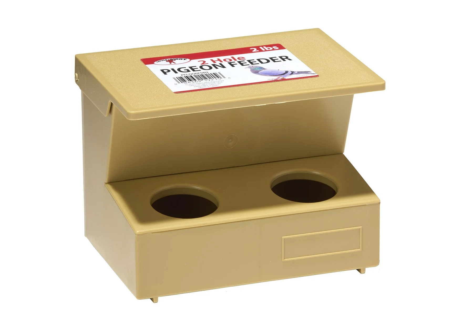 Pigeon Floor Feeder 2-Hole