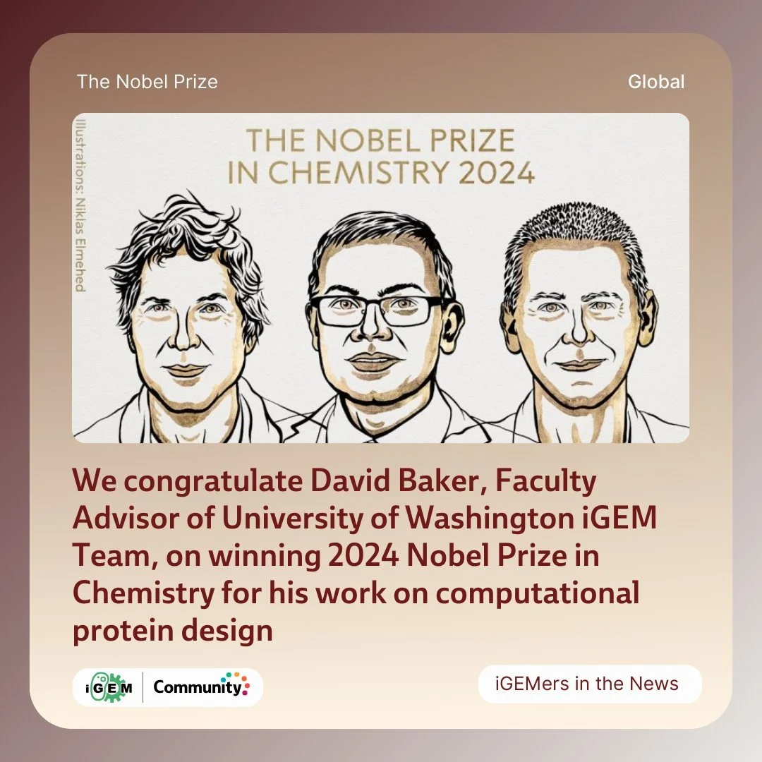 An iGEMer wins the Nobel Prize for Chemistry