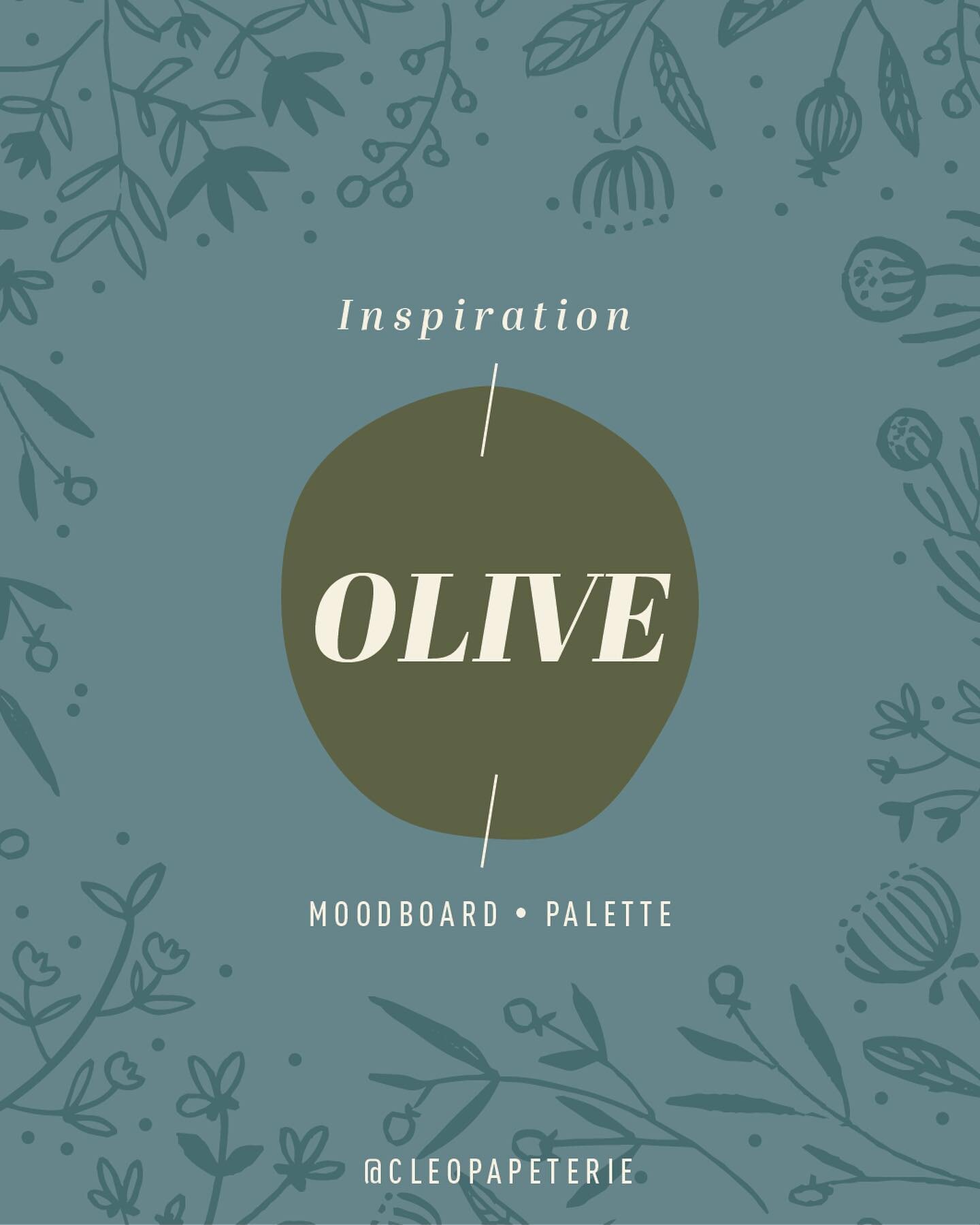 Vert olive 🫒 

On commence &agrave; le voir partout ! Le vert olive s&rsquo;impose en accent dans la mode, d&eacute;co et design. 
Voici un mood board et palettes de couleurs associ&eacute;es

📷 Les sources des images sont dans l&rsquo;article de b