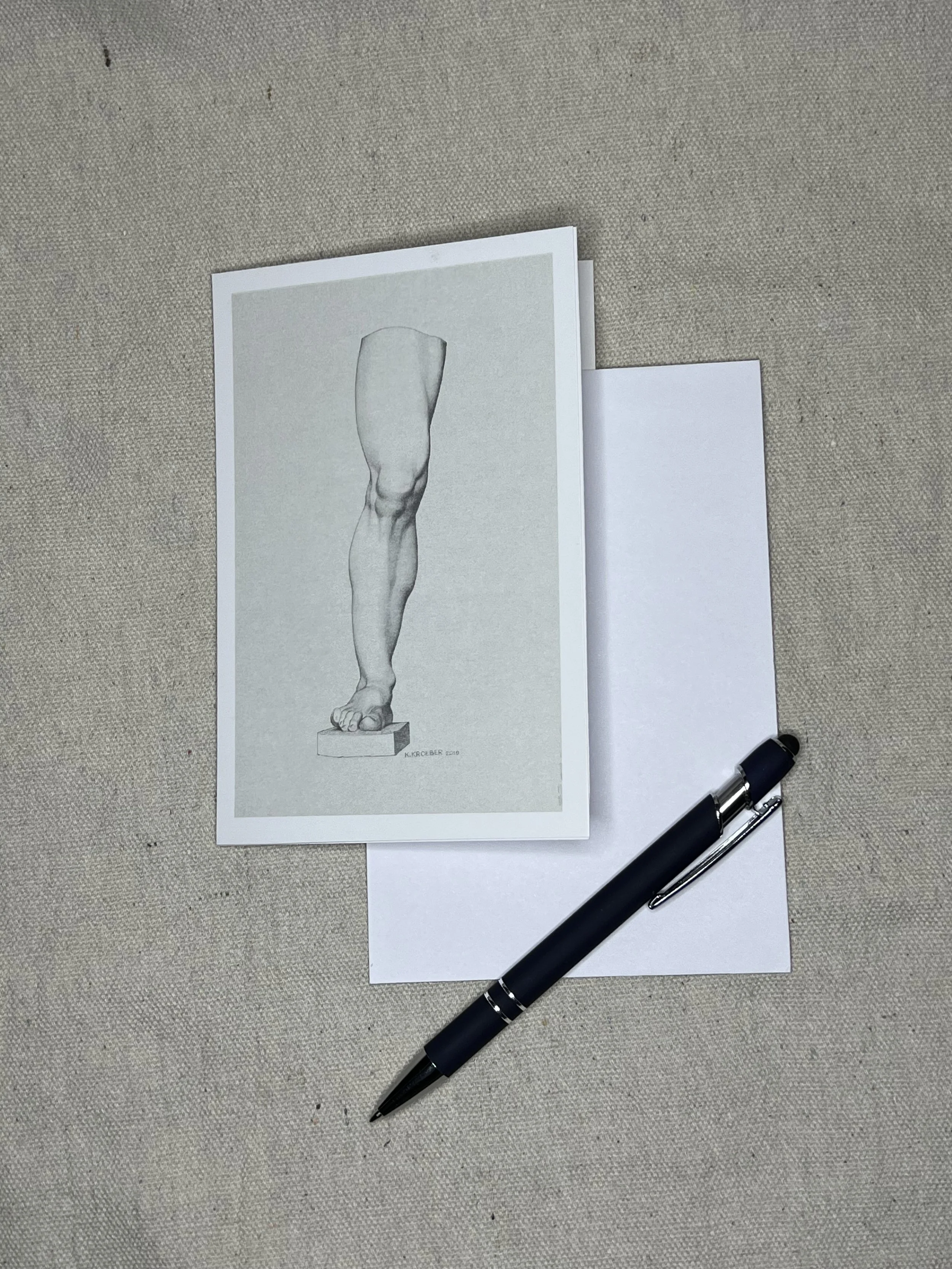 Classical Leg Note Card.jpeg