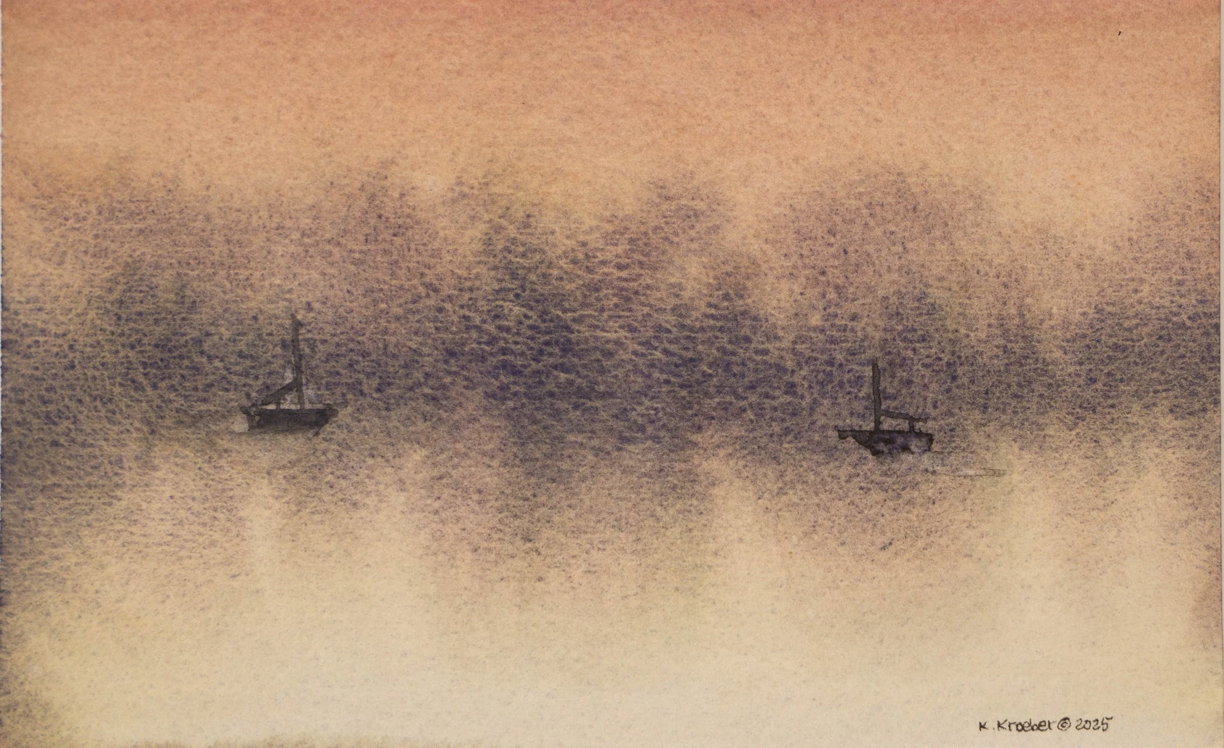 Boat in the Mist Blue Black-2.jpg