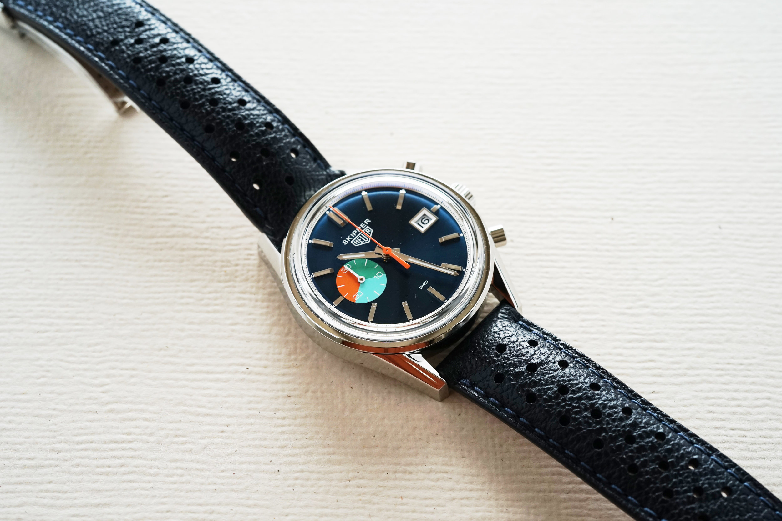 Tag Heuer Limited Edition Carrera Skipper for HODINKEE NOS — Lancy Aire