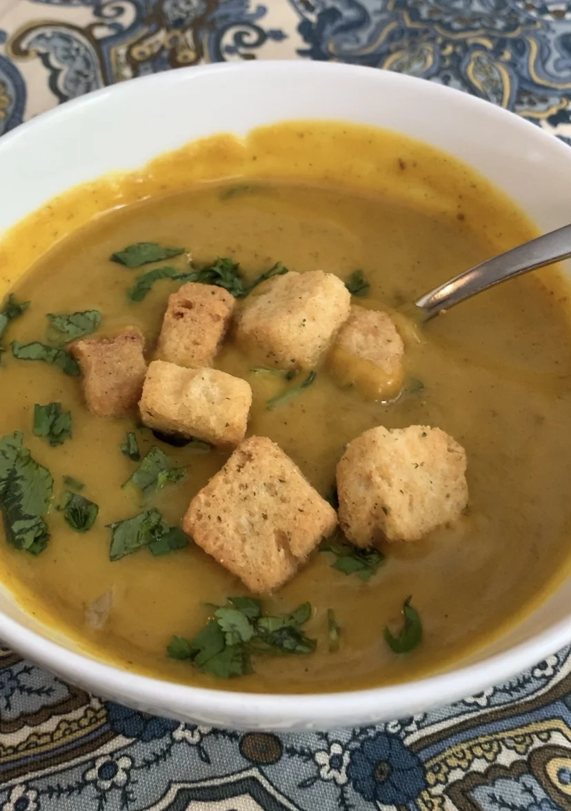 Coconut Curry Butternut Squash Soup
