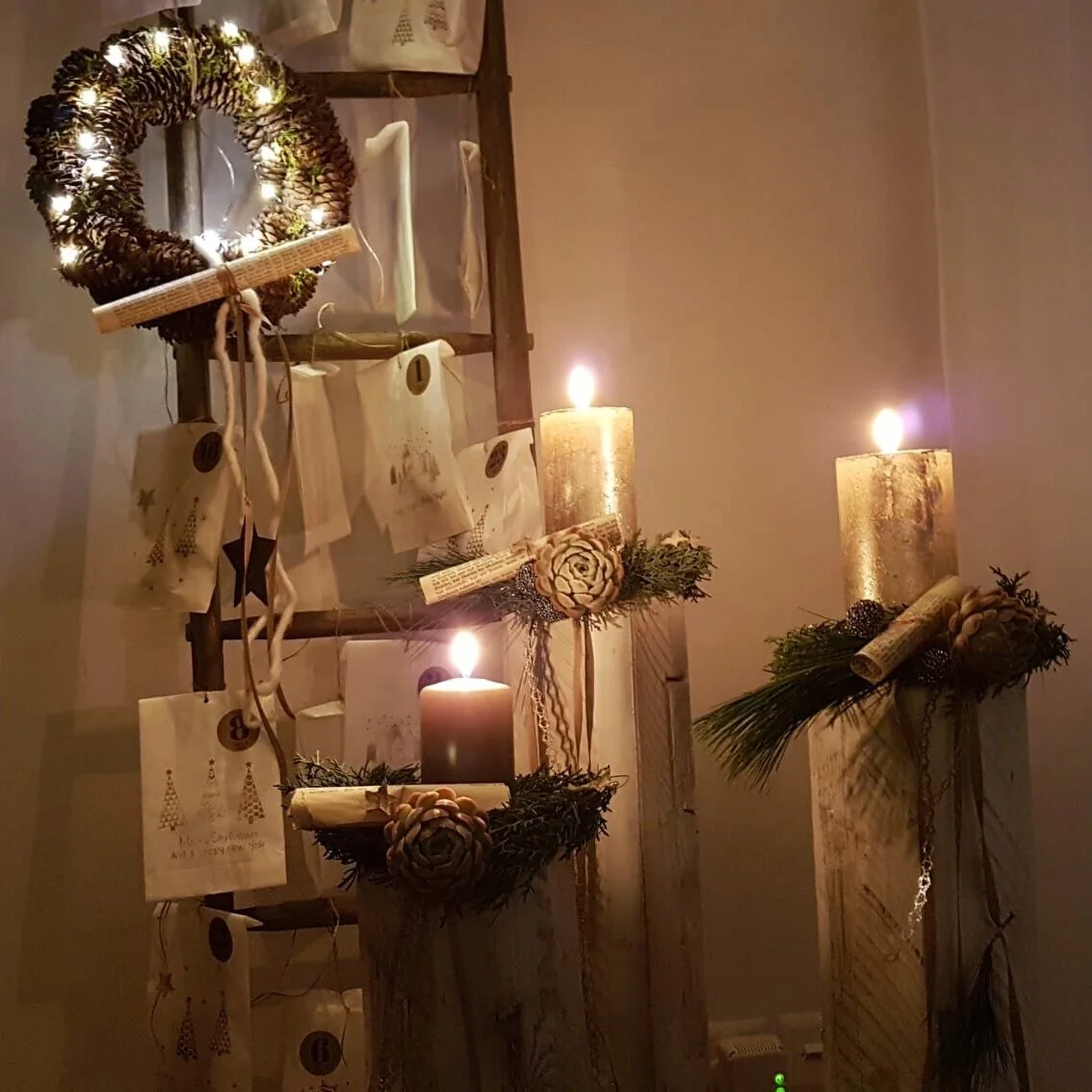 Natural Winter Wreath - Natürlicher Winterkranz