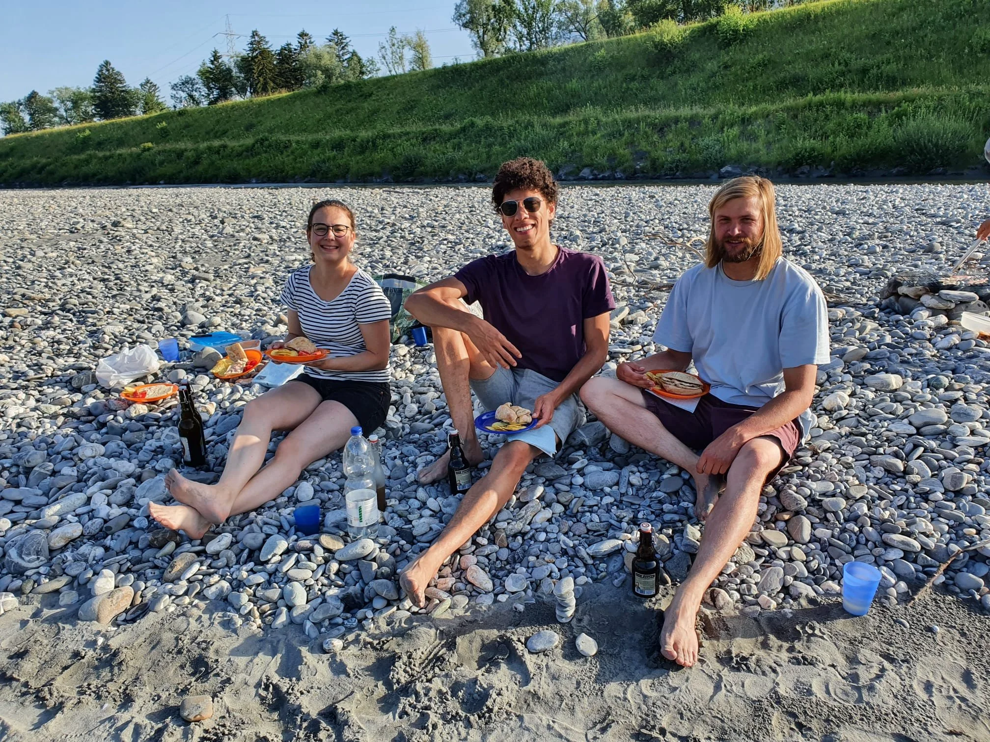 Summer Dining by the Rhine