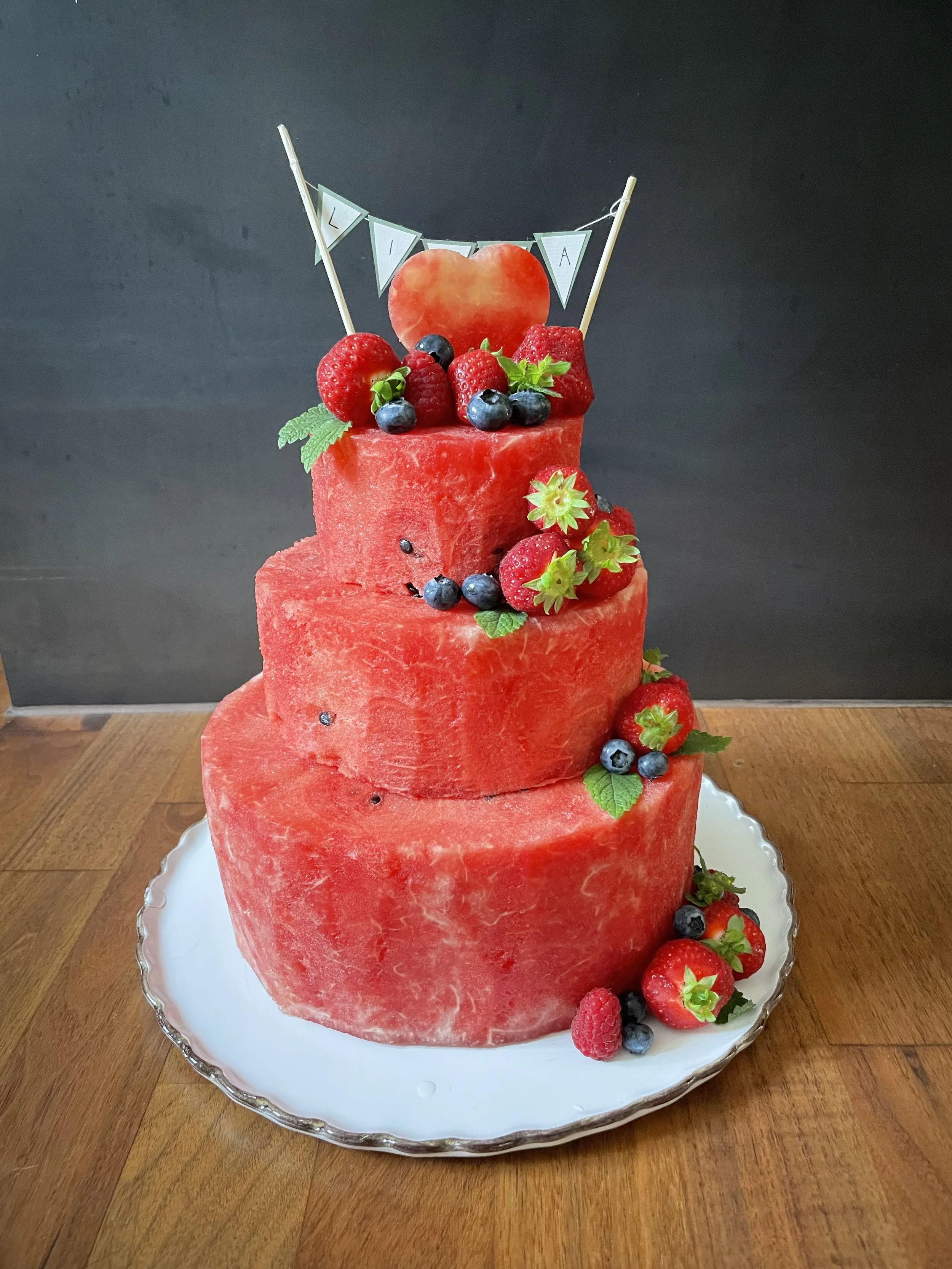 Wassermelonentorte – die perfekte Sommertorte ohne Backen