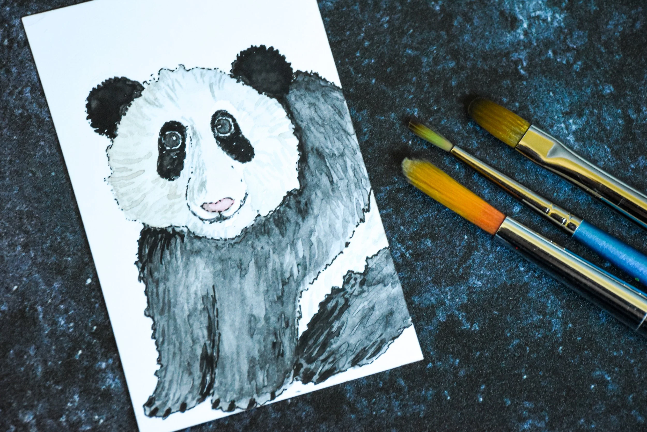 Watercolor Panda
