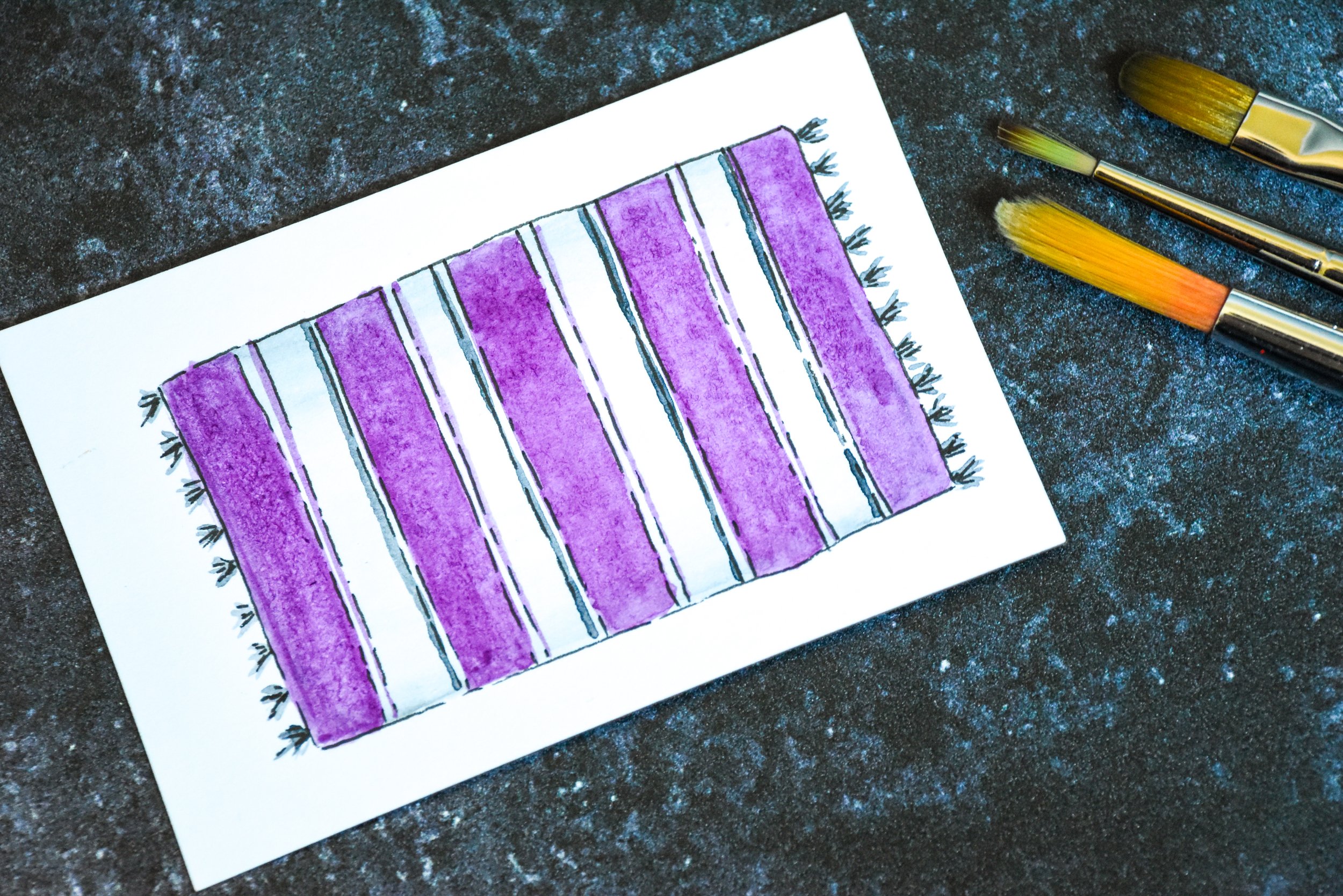 Watercolor Towel