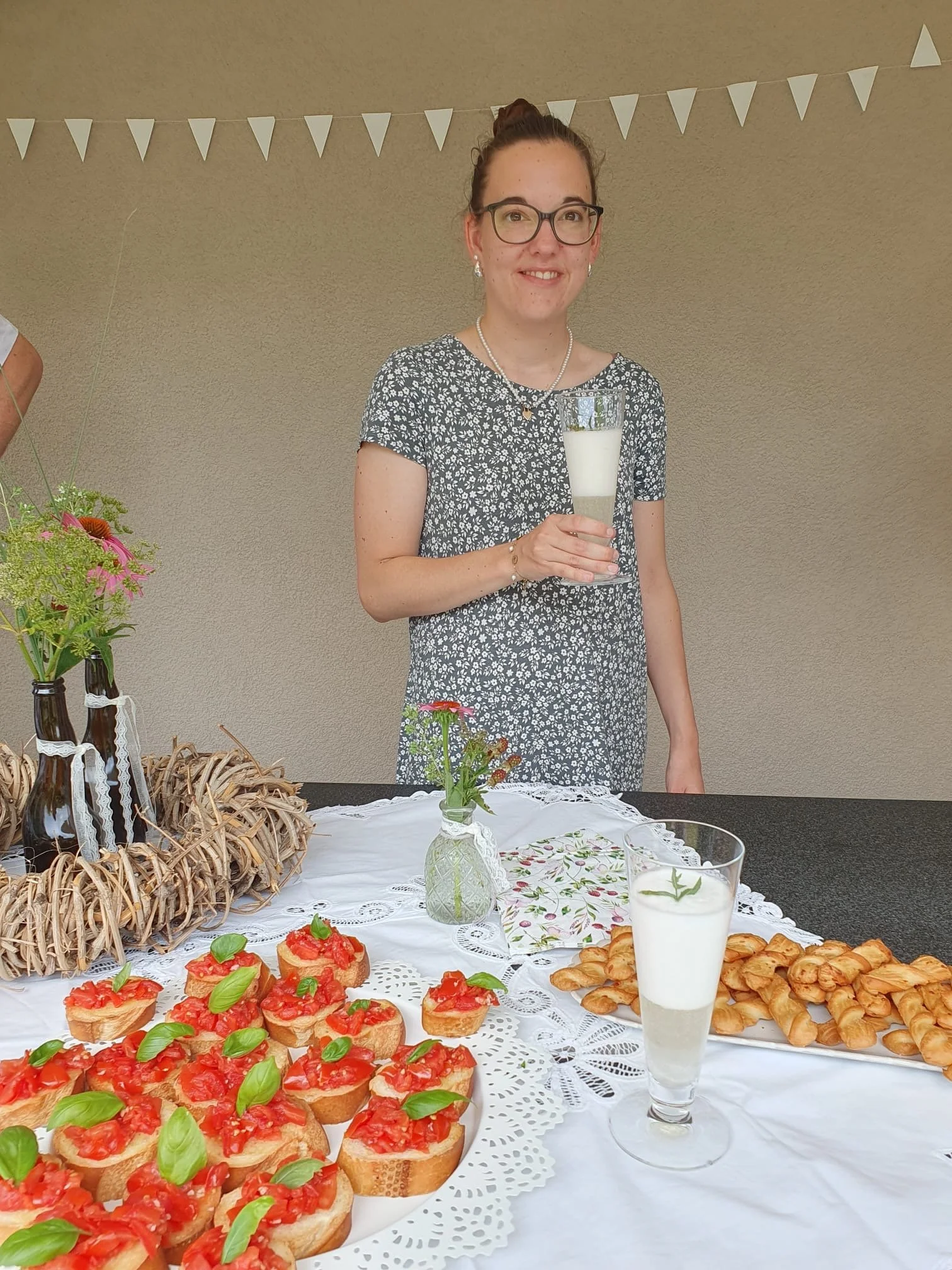 Summer appetizers with Sgroppino and Bruschetta