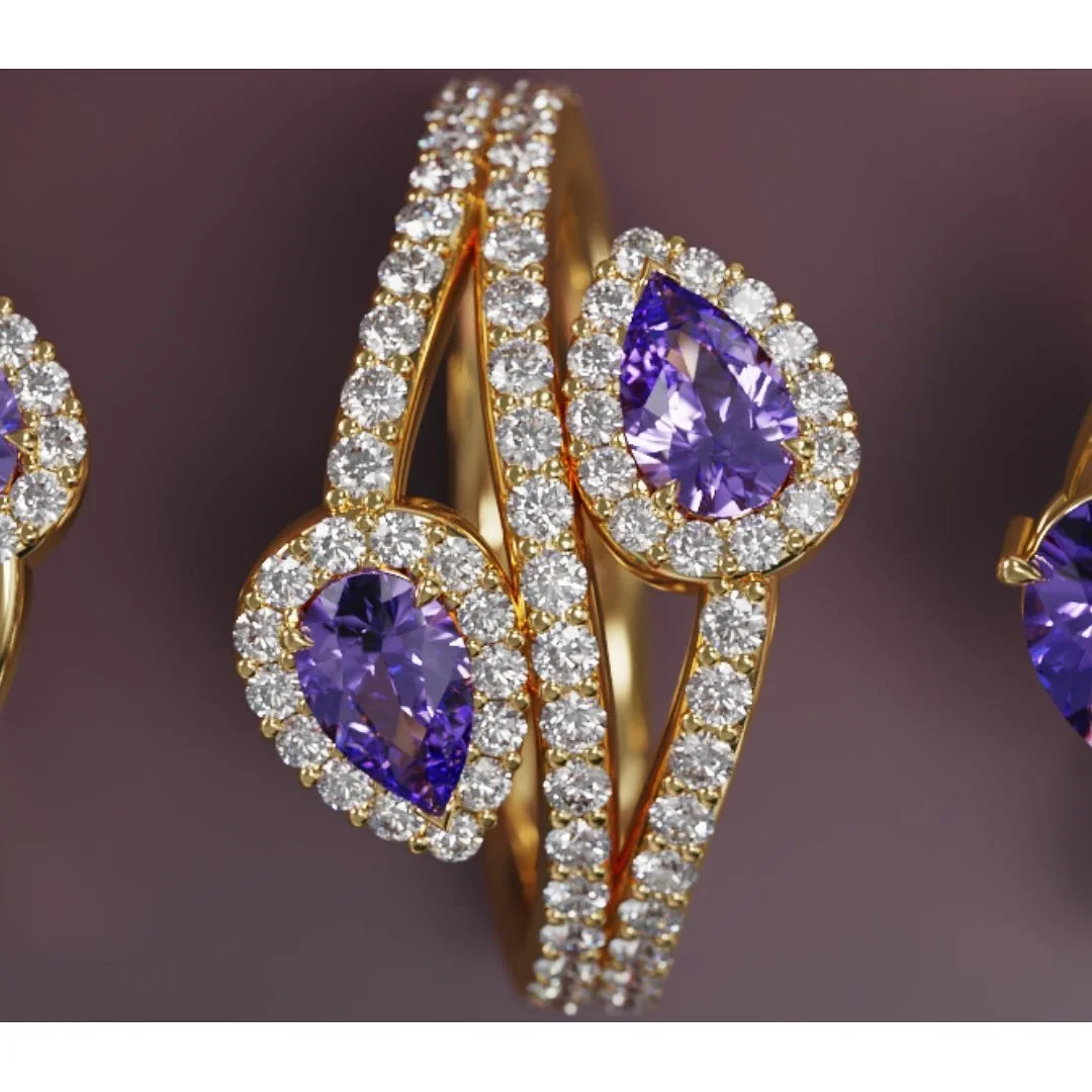 ✨Fully custom ring designs, made to order, as well as ready-made 3D files ready for 3D printing / CNC. Contact us today for more info! ✨

#ringsofinstagram #diamondpavering #jewelryaddict #diamondring #3dmodeling #3Dring #pearcut #pearcutengagementri